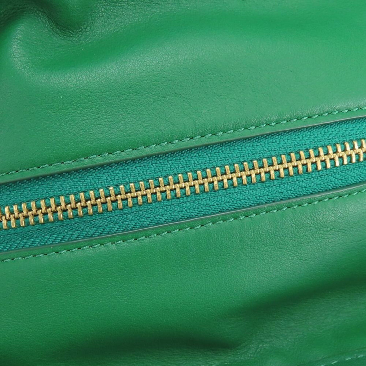 Coach Gray Green Leather Tote Bag (Pre-Owned)