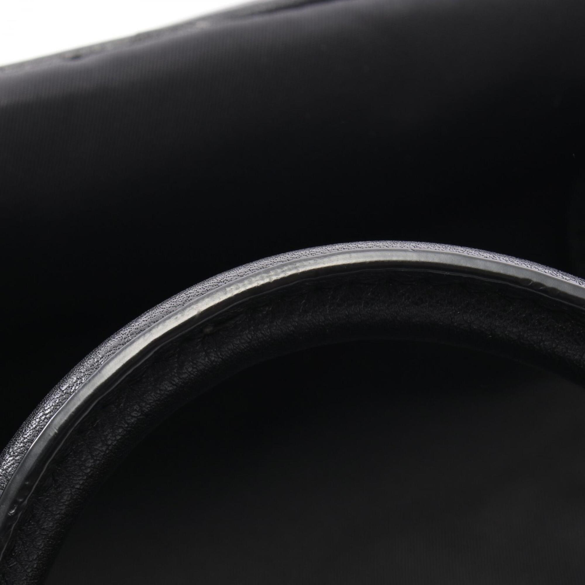 Prada Black Nylon Leather Handbag (Pre-Owned)
