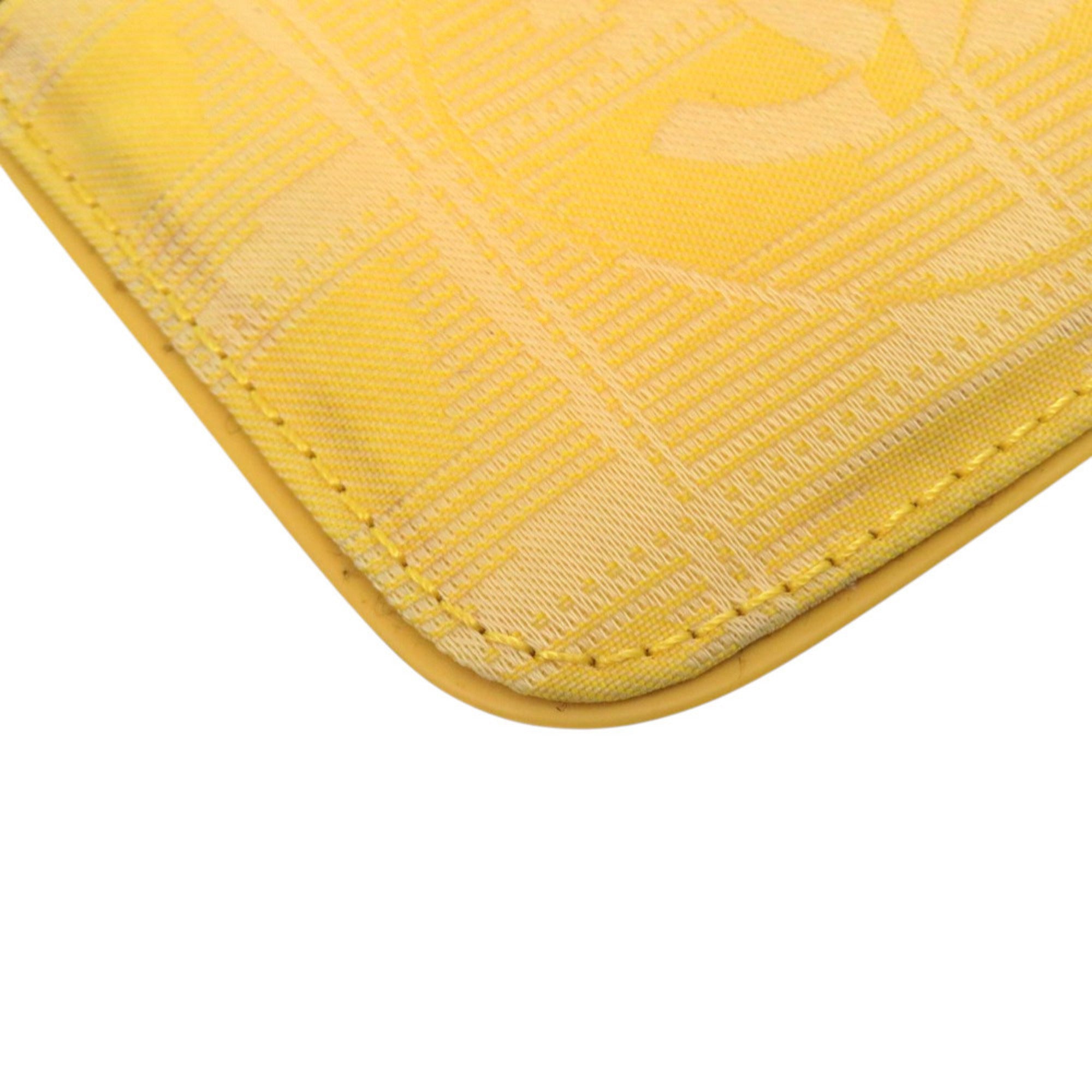 Chanel Yellow Pvc Leather Coin Purse/Coin Case (Pre-Owned)