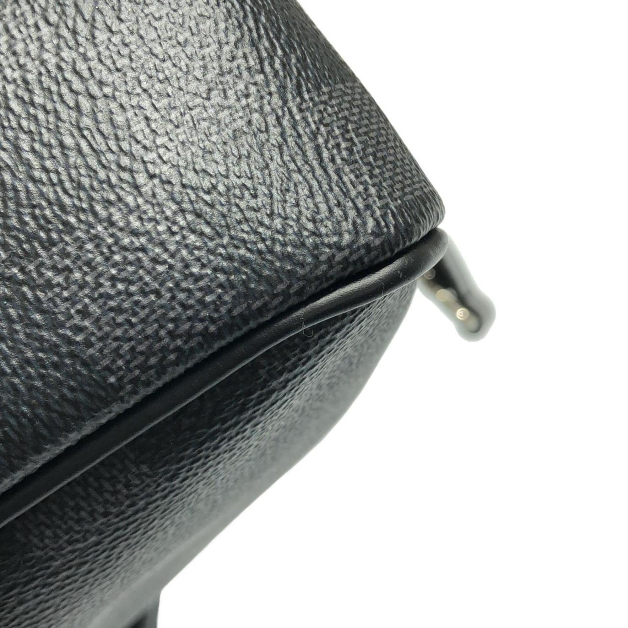 Louis Vuitton Dark Gray Graphite Coated Canvas Handbag (Pre-Owned)