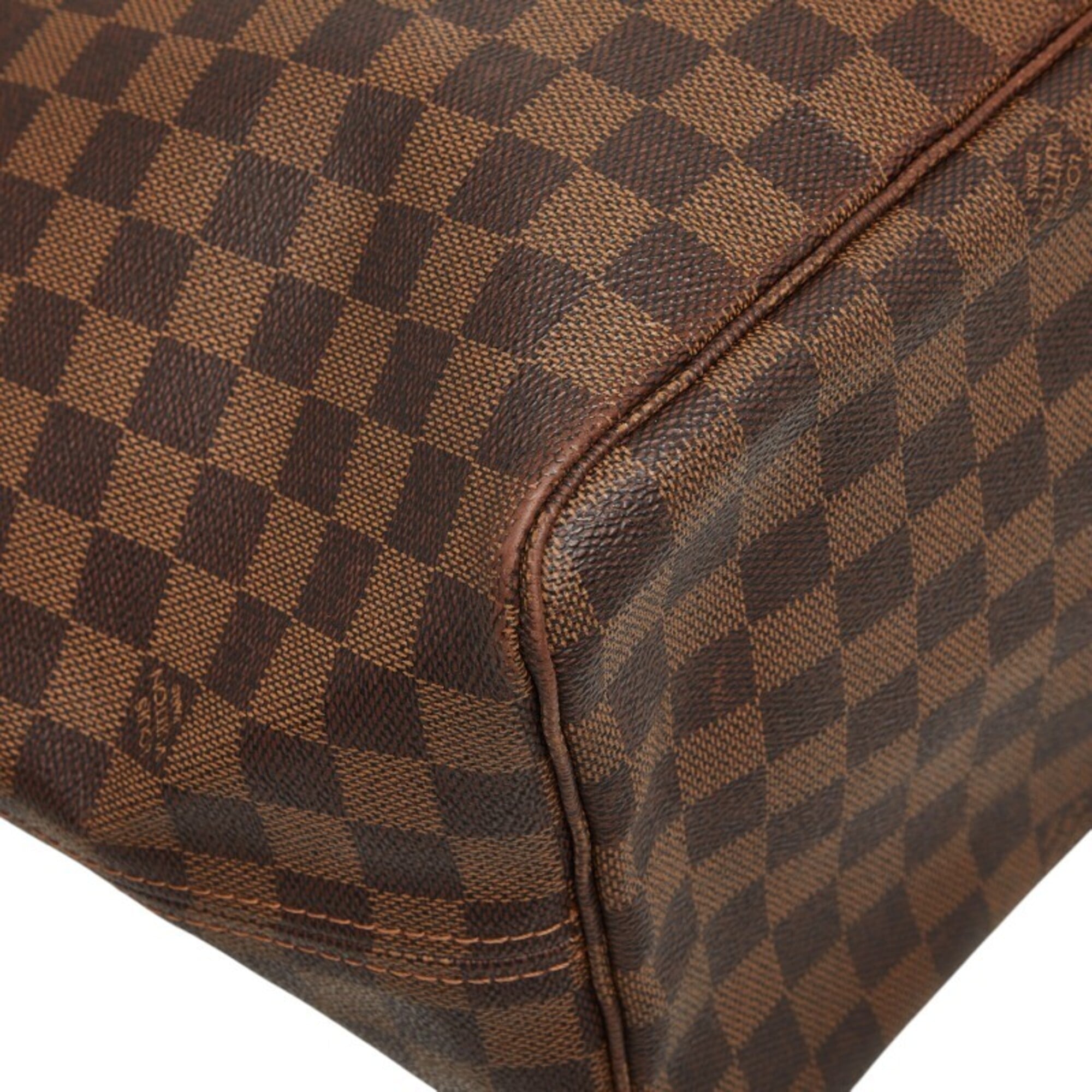 Louis Vuitton Brown Pvc Leather Tote Bag (Pre-Owned)