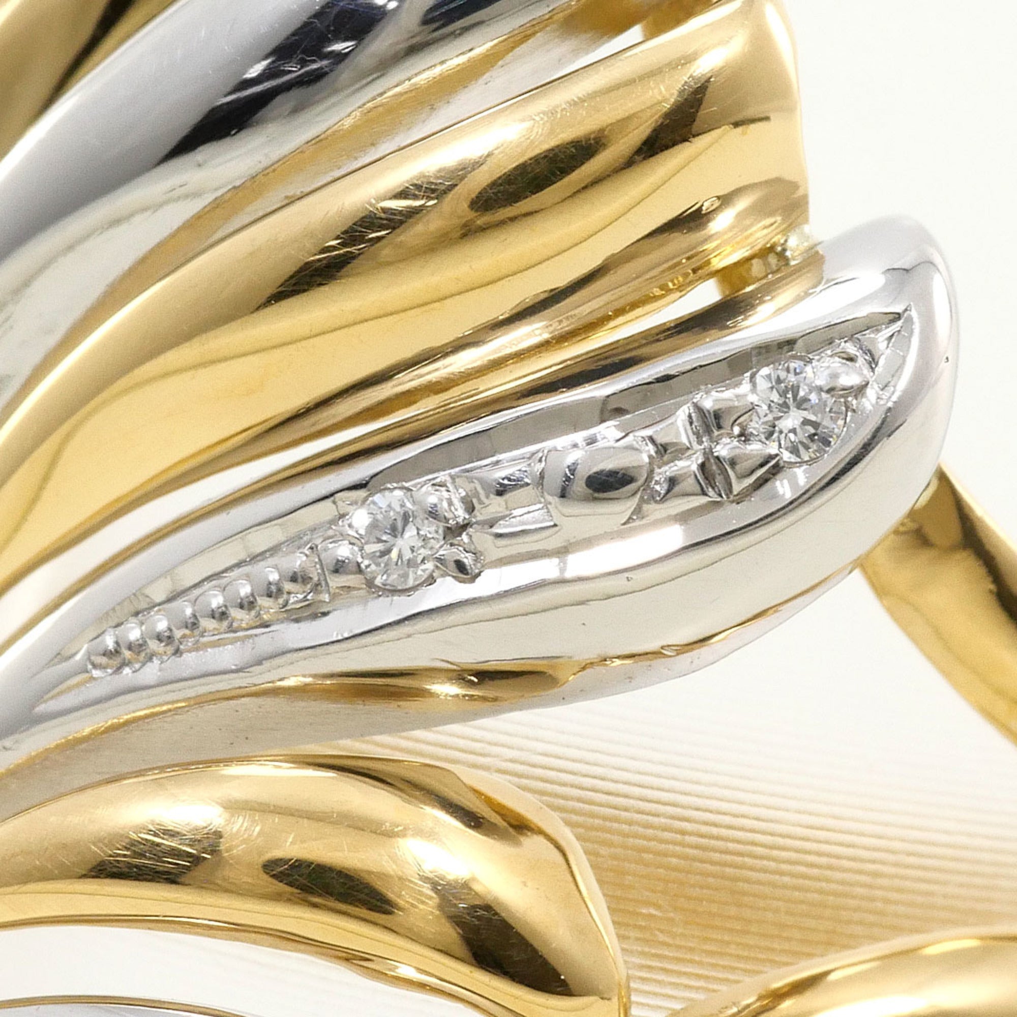 Unbranded Platinum Yellow Gold Yellow Gold (18K) Platinum 900 Band Ring (Pre-Owned)