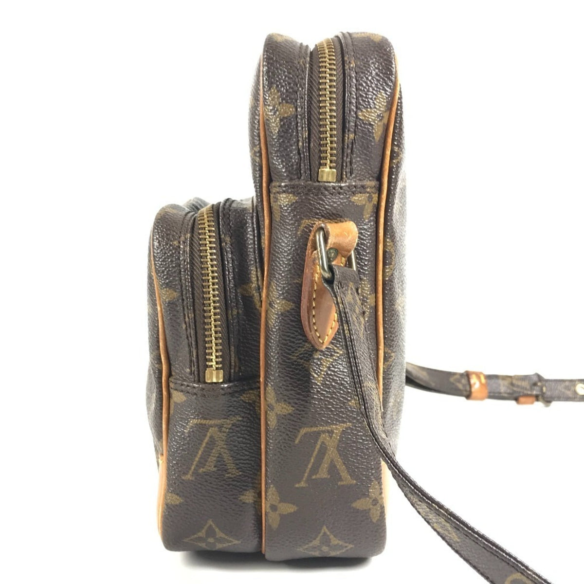 Louis Vuitton Brown Monogram Canvas Pochette Shoulder Bag (Pre-Owned)
