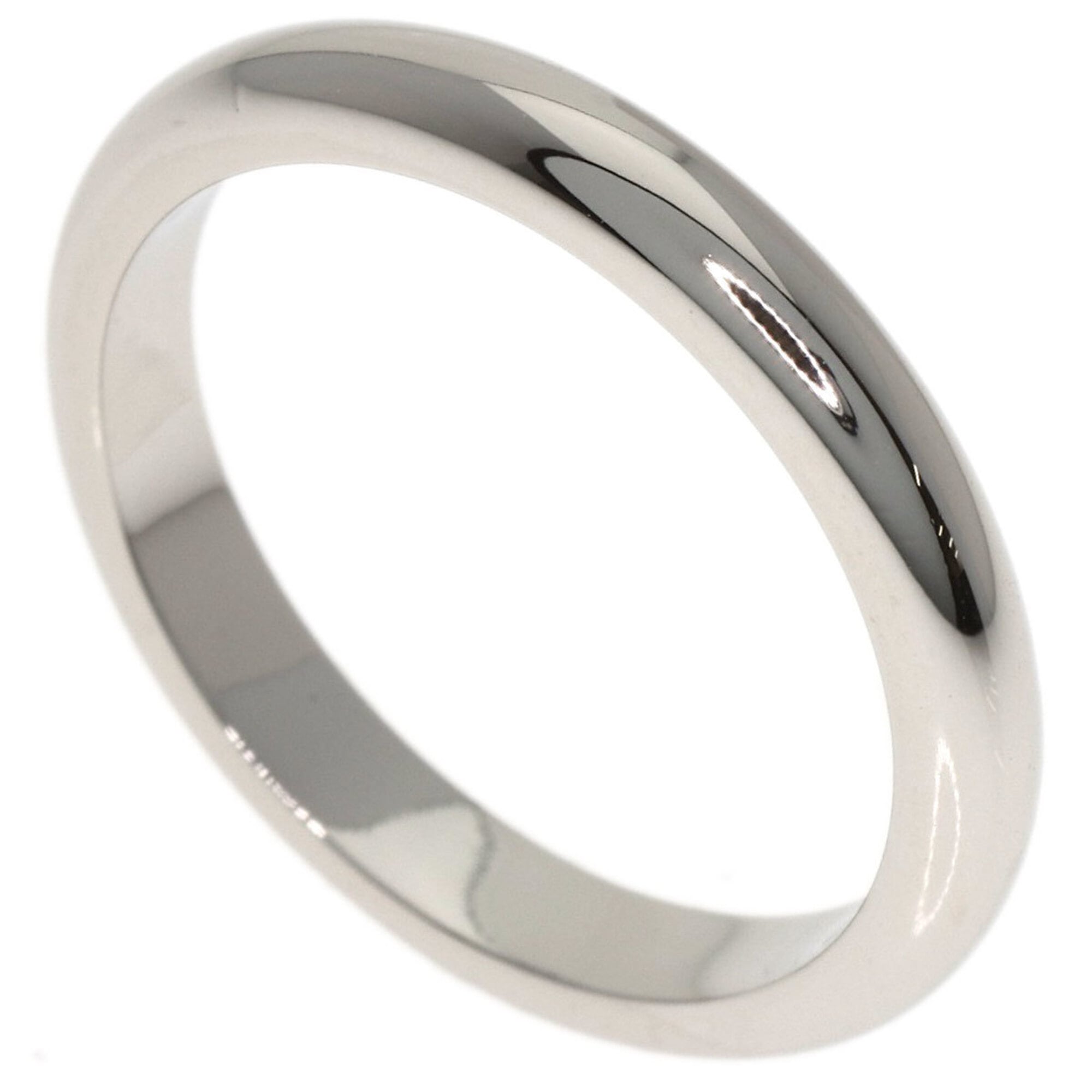 Bvlgari Platinum Platinum 950 Band Ring (Pre-Owned)