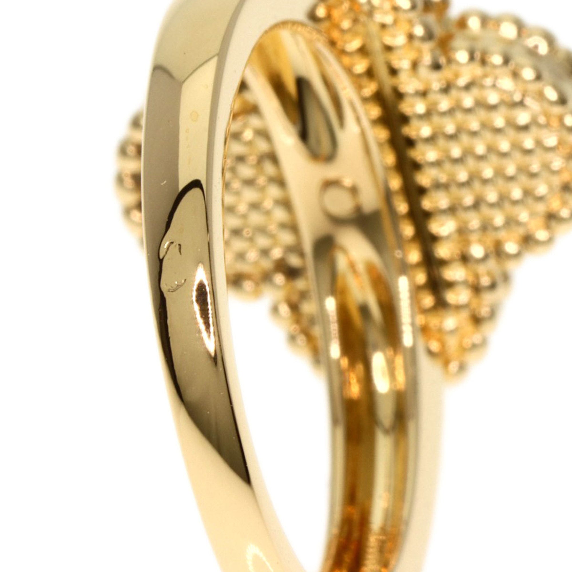 Van Cleef & Arpels Alhambra Yellow Band Ring (Pre-Owned)