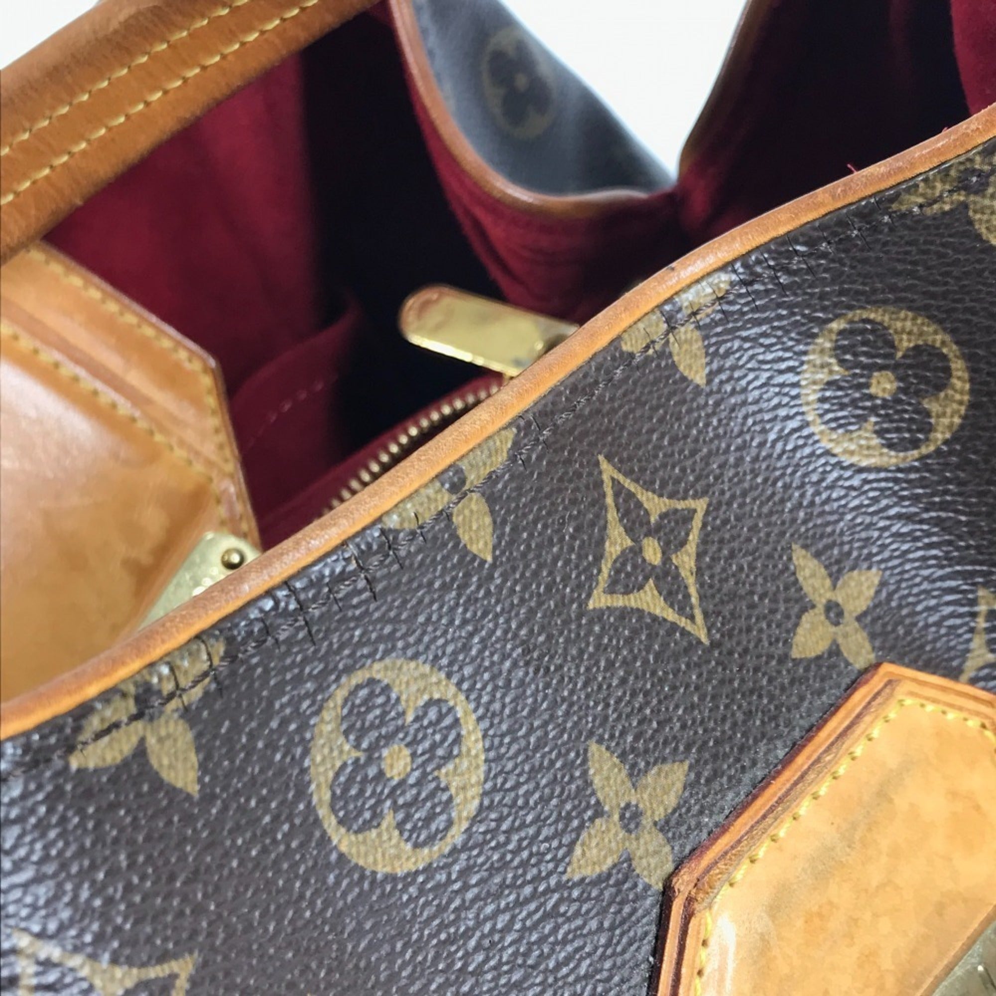 Louis Vuitton Brown Monogram Monogram Shoulder Bag Tote Bag (Pre-Owned)