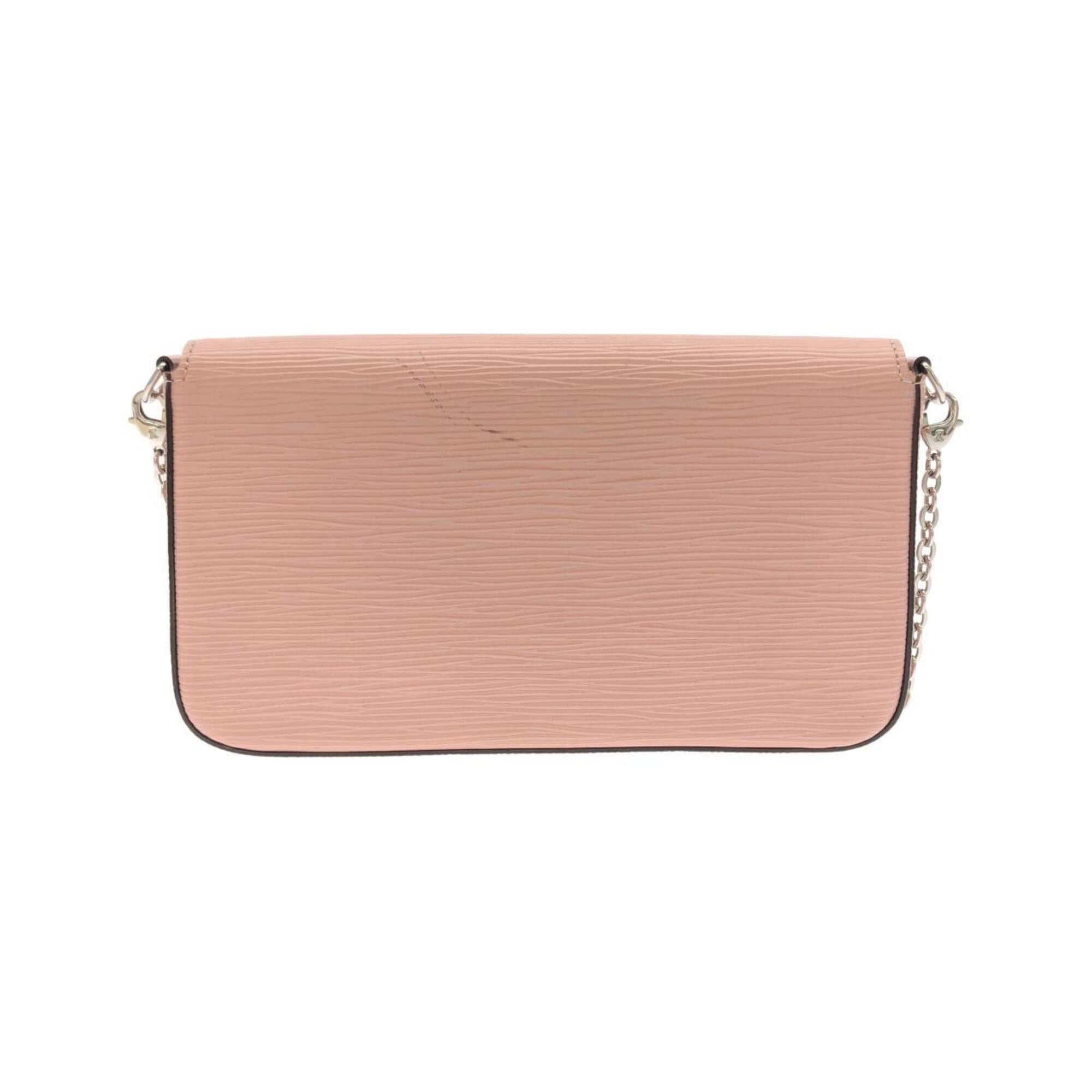 Louis Vuitton Rose Ballerine Leather Pochette Pouch Shoulder Bag (Pre-Owned)