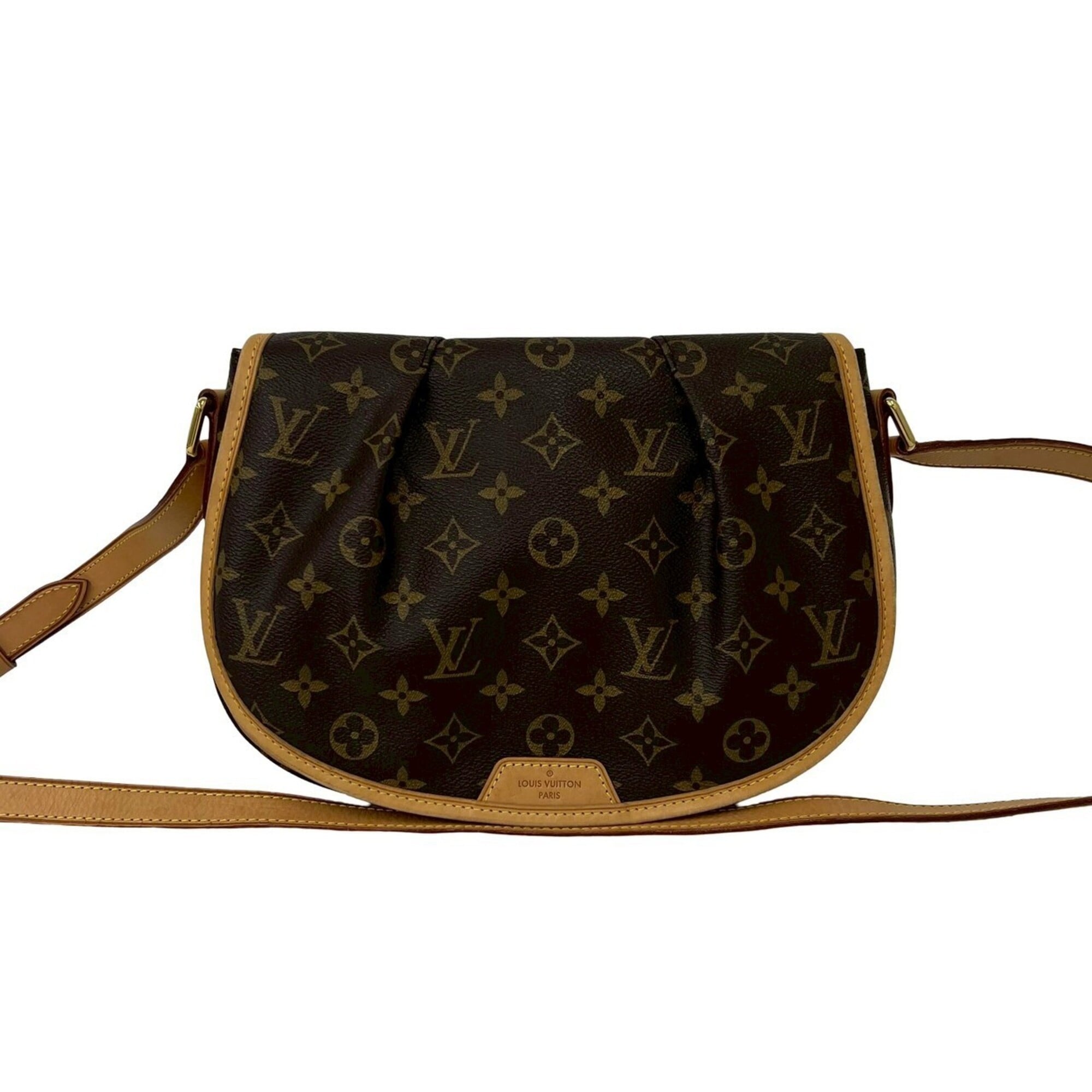 Louis Vuitton Brown Leather Pvc Pochette Shoulder Bag (Pre-Owned)