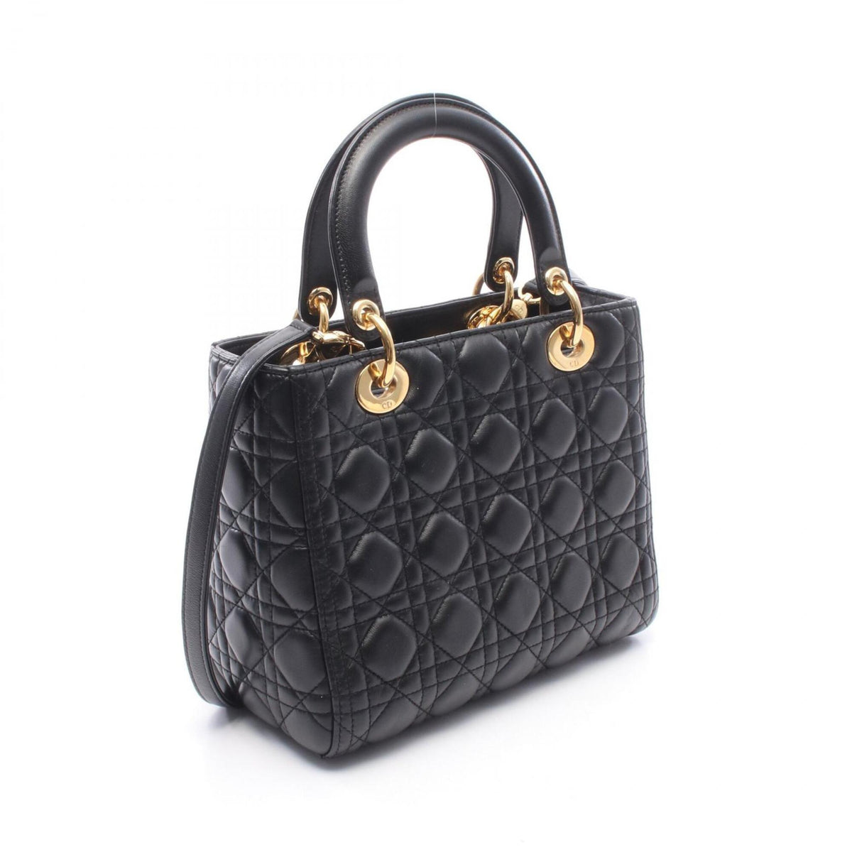 Christian Dior Black Leather Handbag (Pre-Owned)