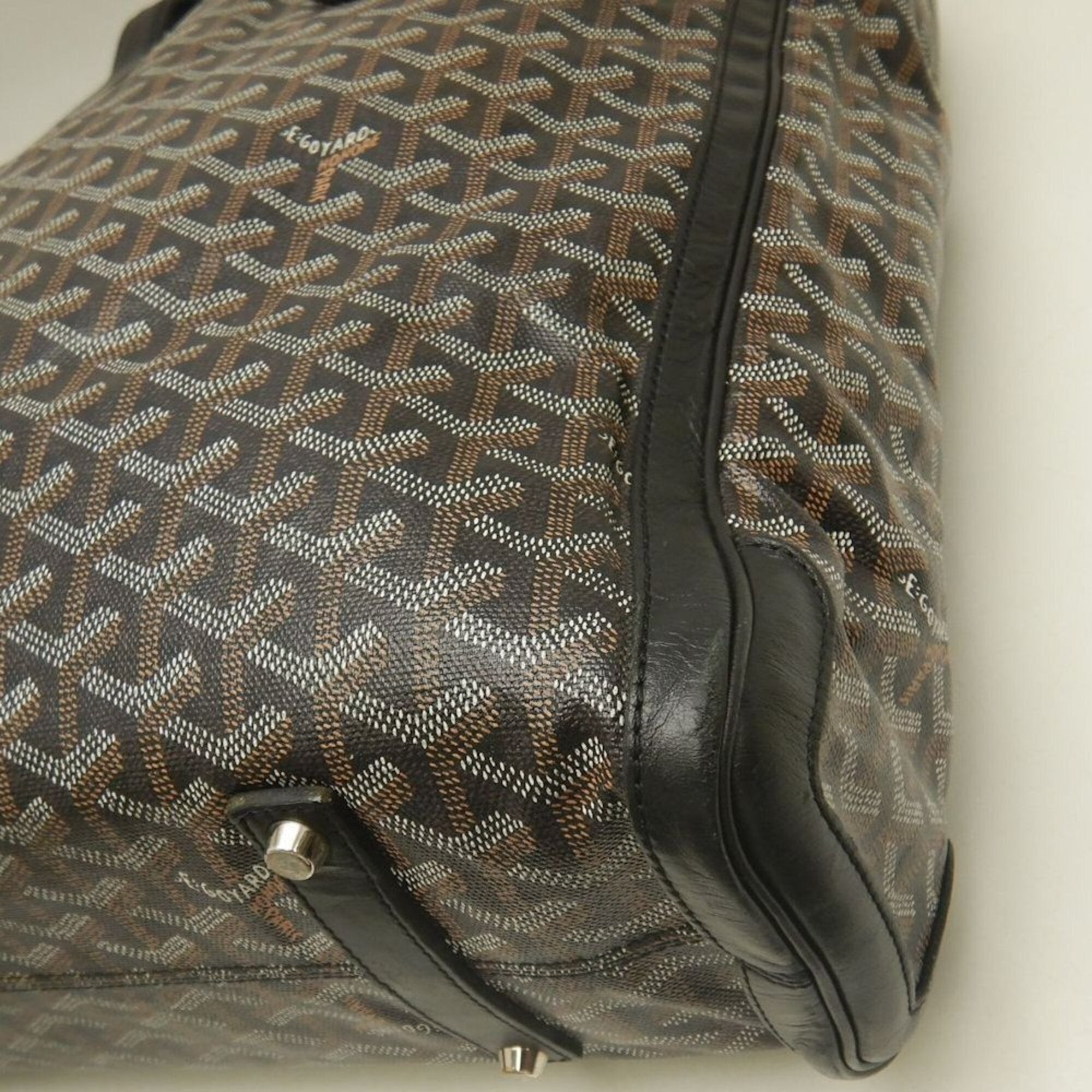 Goyard Black Coated Canvas Tote Bag (Pre-Owned)