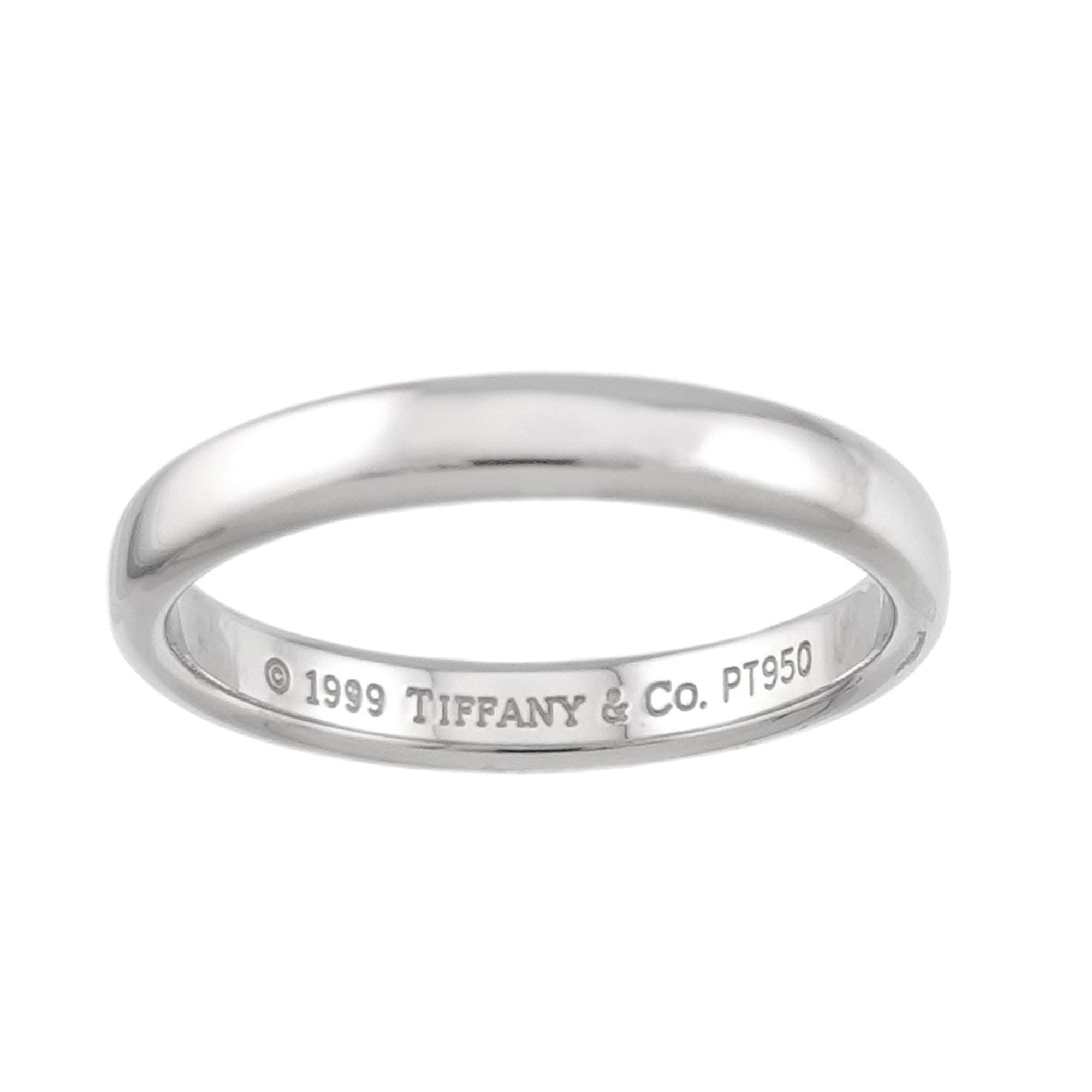 Tiffany Platinum 950 Band Ring (Pre-Owned)