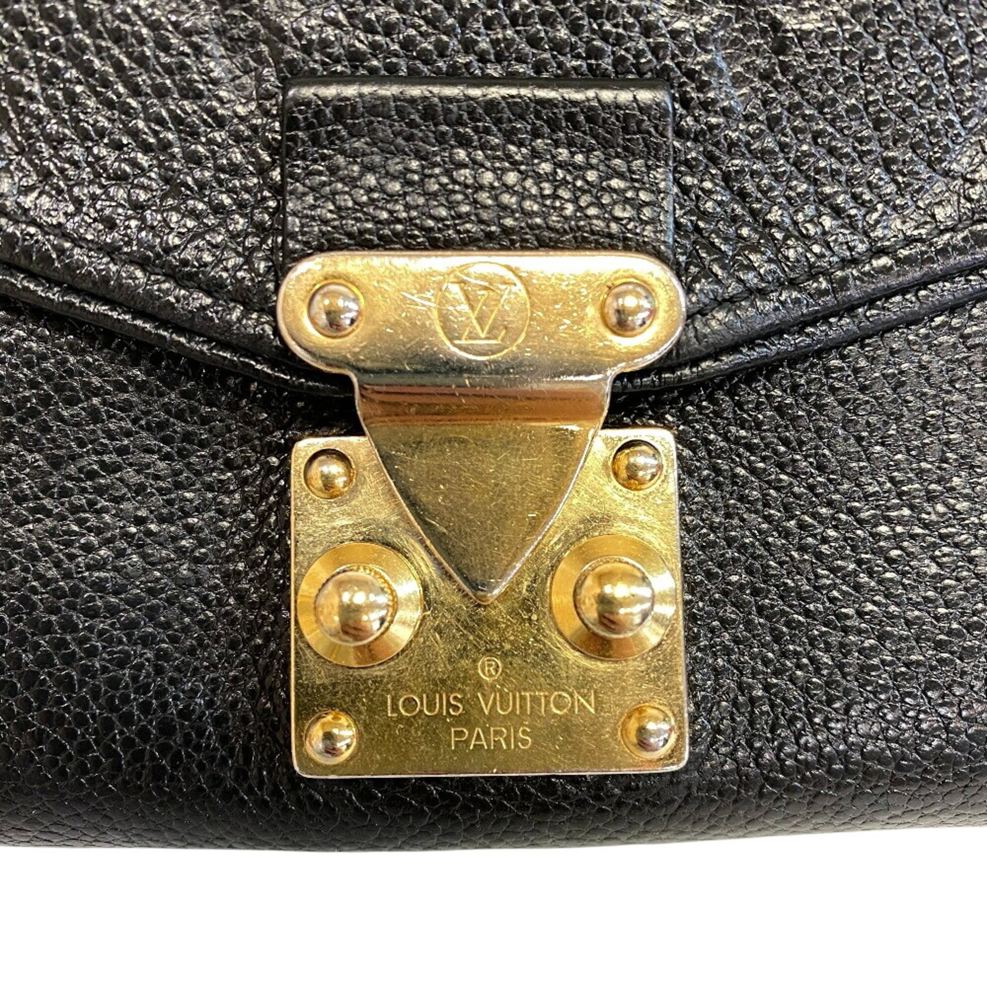 Louis Vuitton Black Leather Pochette (Pre-Owned)