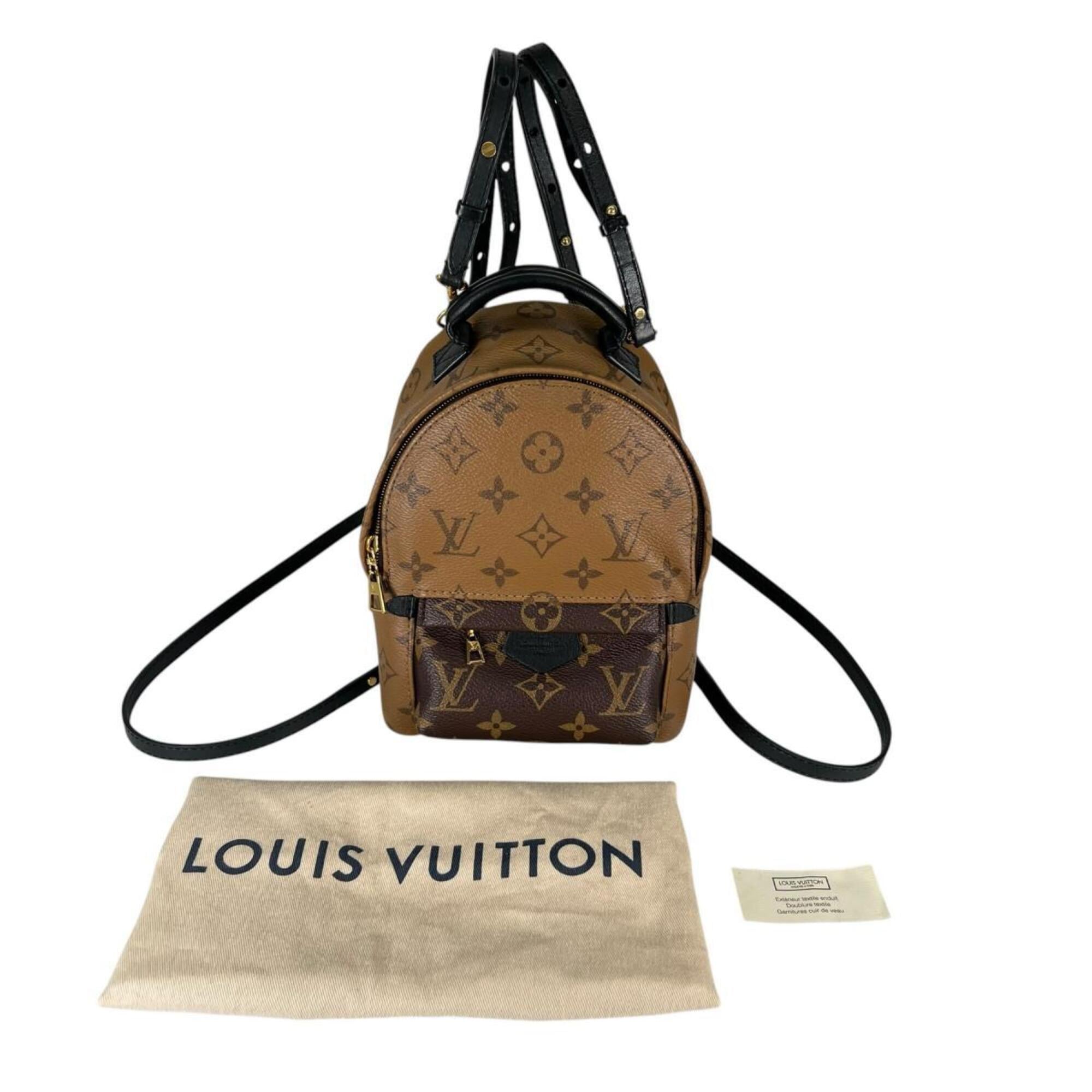 Louis Vuitton Brown Leather Backpack (Pre-Owned)