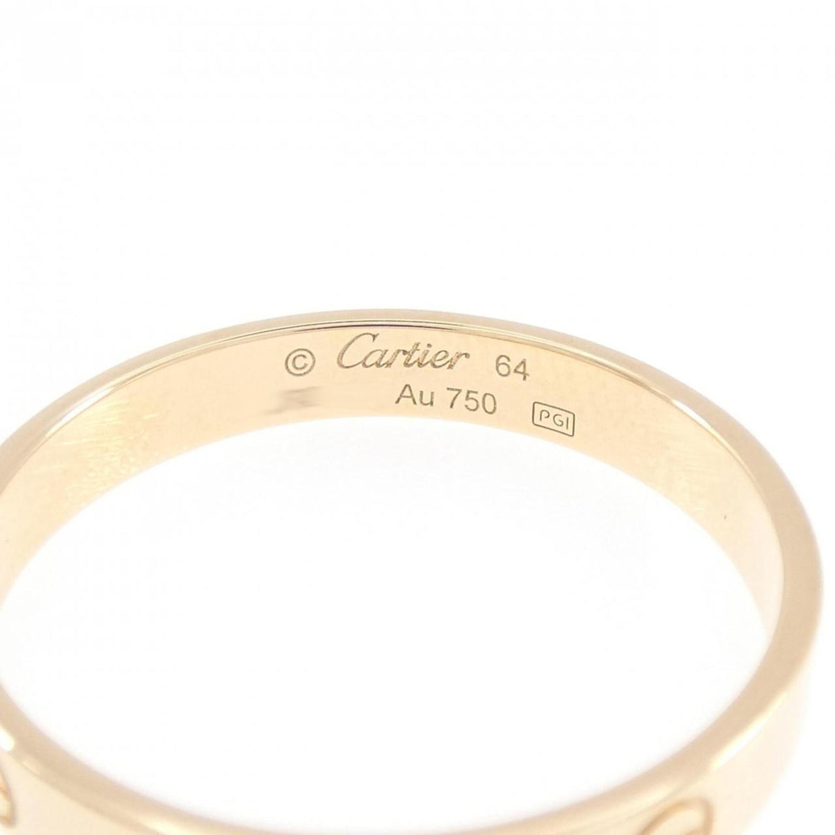 Cartier Love Yellow Gold (18K) Band Ring (Pre-Owned)
