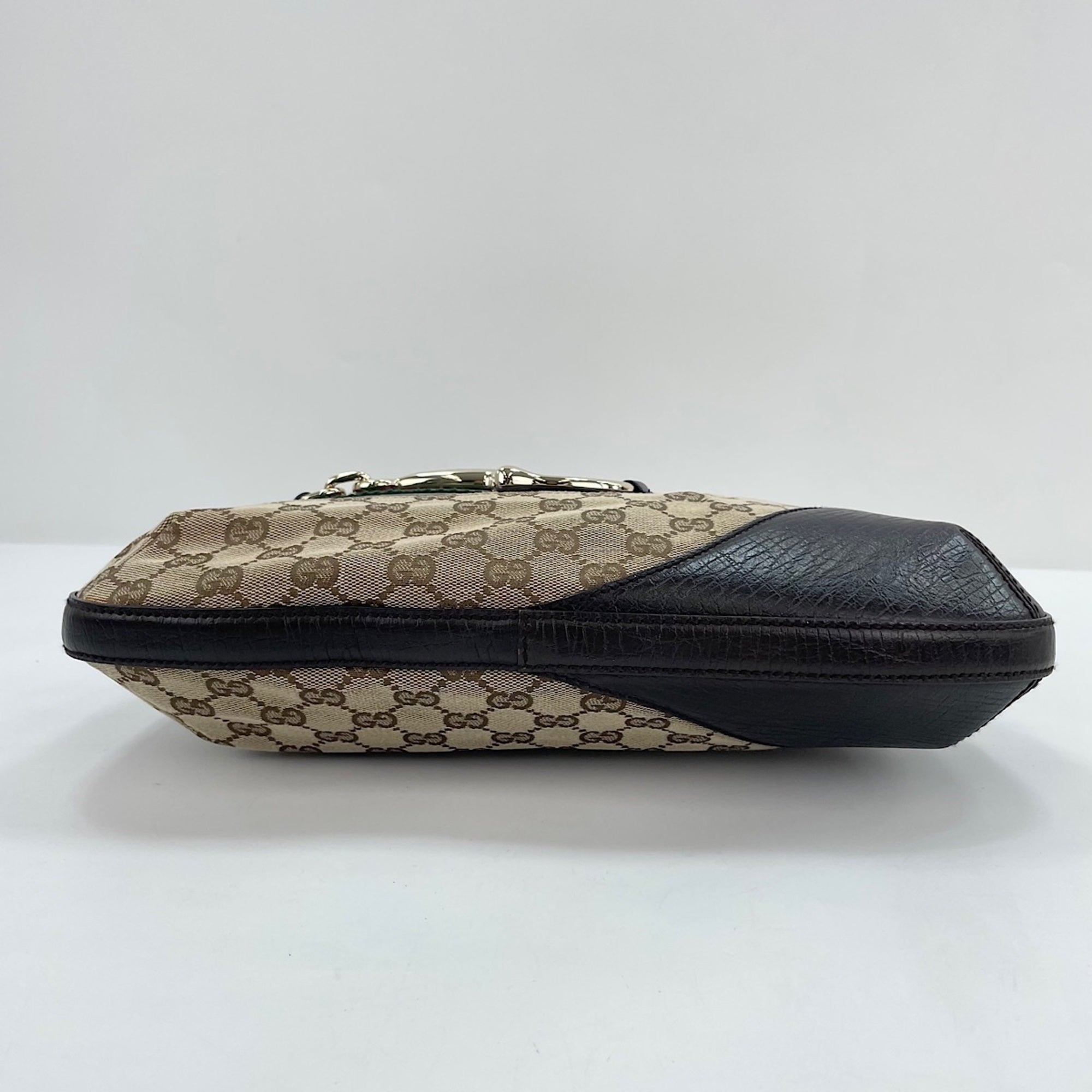 Gucci Horsebit Brown Shoulder Bag (Pre-Owned)
