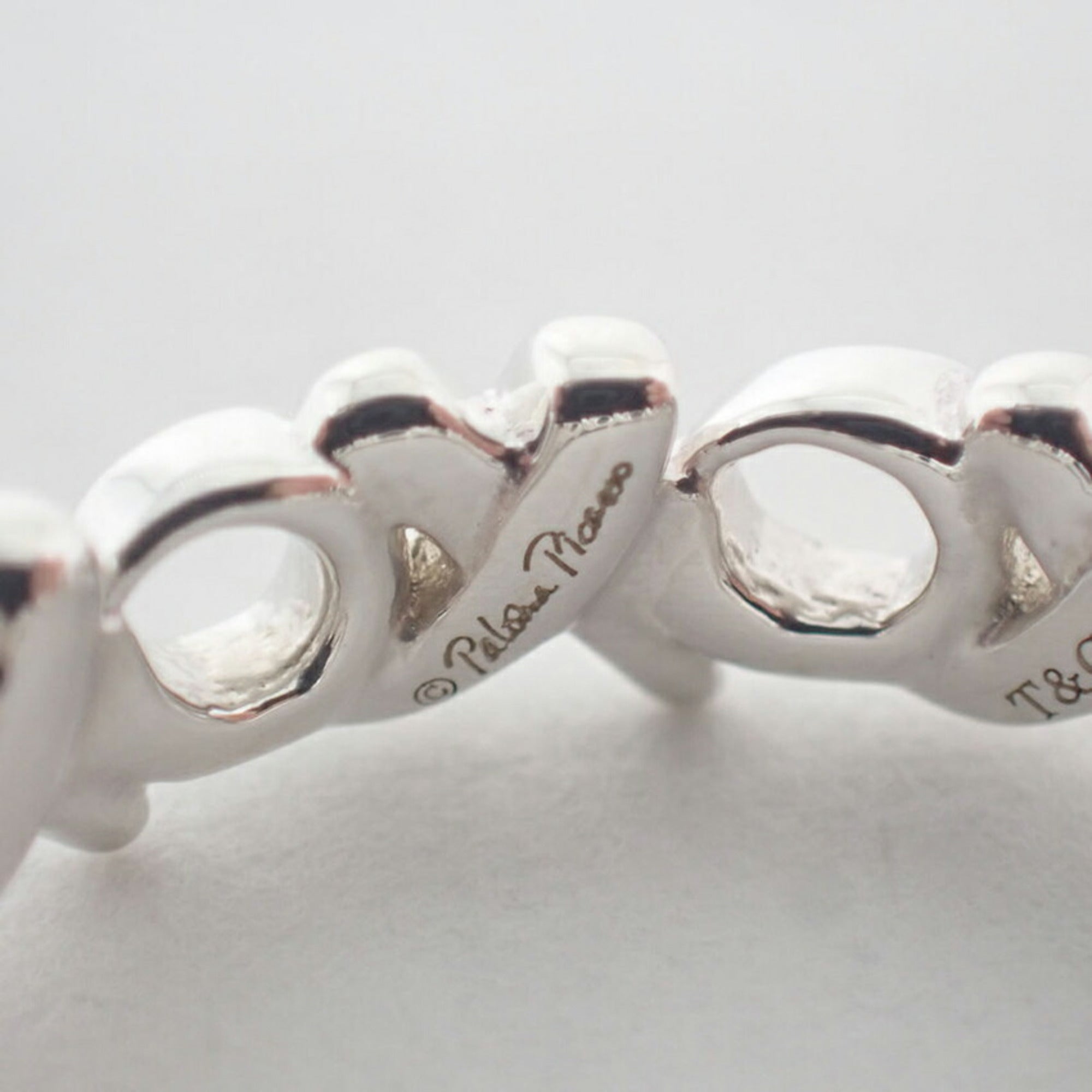 Tiffany Sterling Silver 925 Band Ring (Pre-Owned)