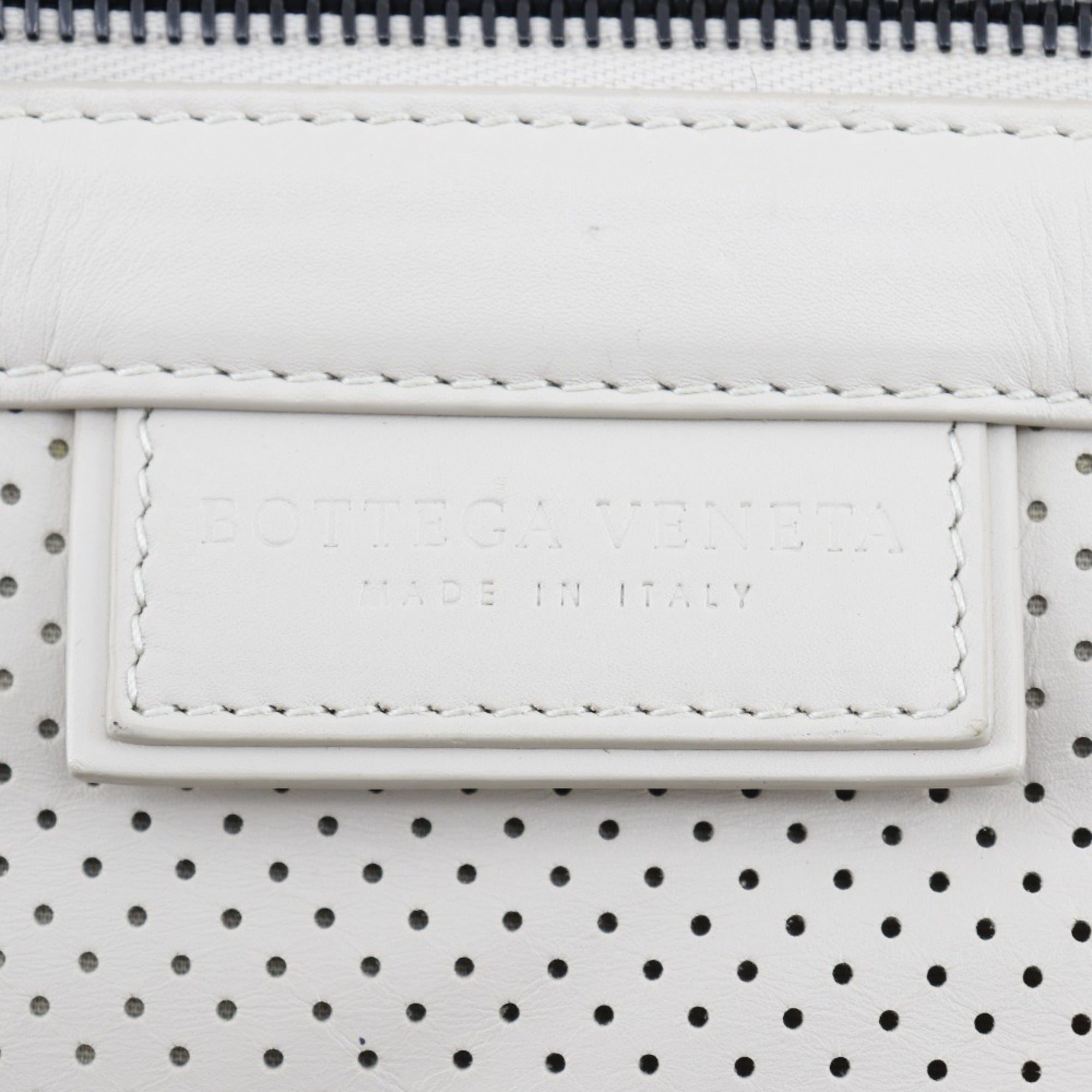 Bottega Veneta Ivory Leather Backpack (Pre-Owned)