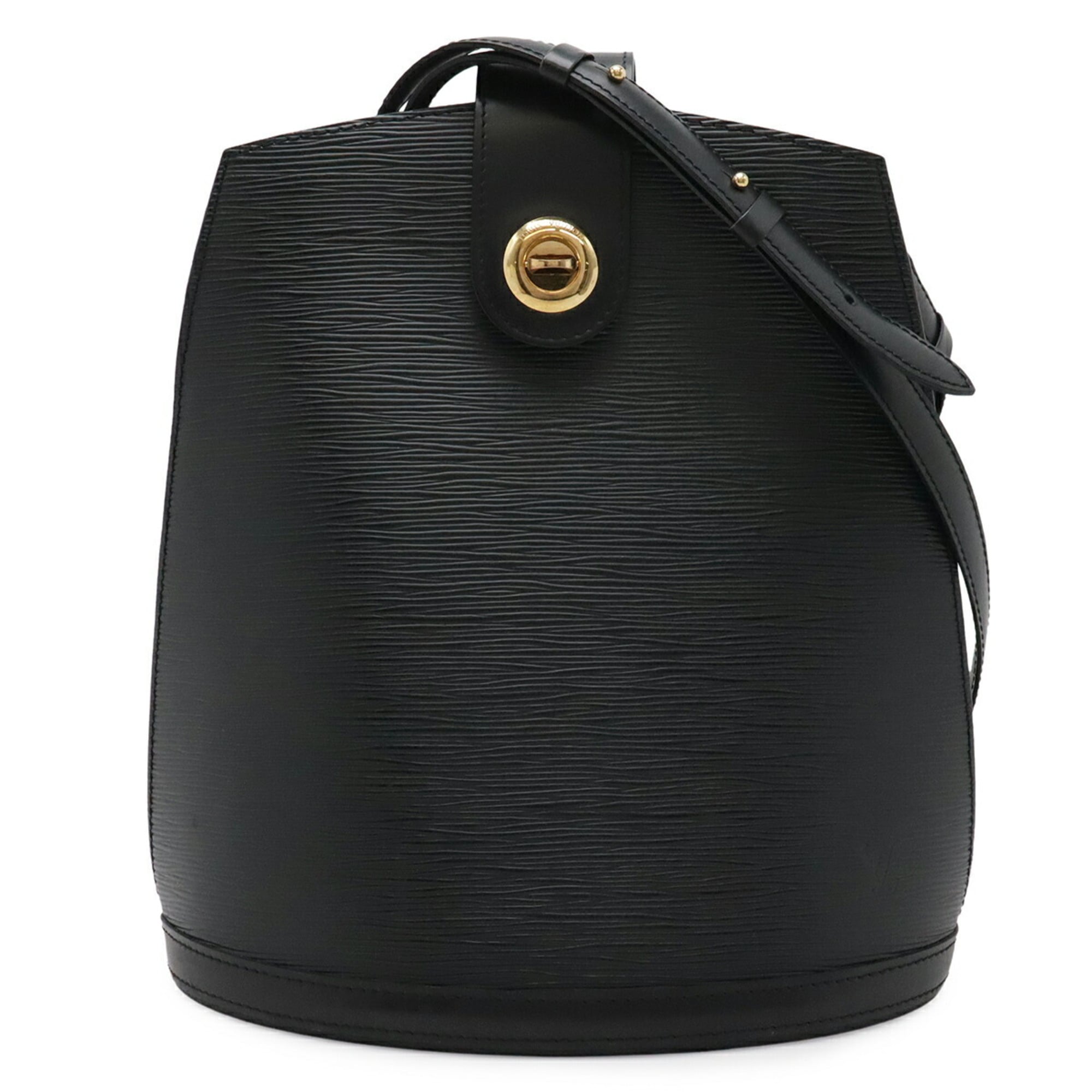 Louis Vuitton Epi Black Noir Epi Leather Shoulder Bag (Pre-Owned)
