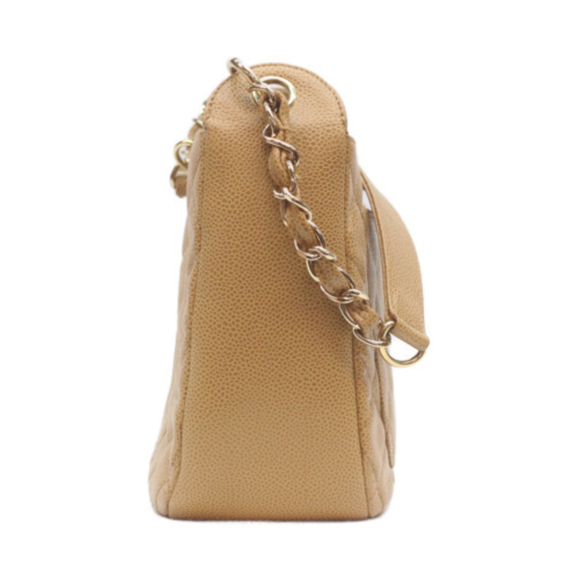 Chanel Grained Calfskin Shoulder Bag (Pre-Owned)