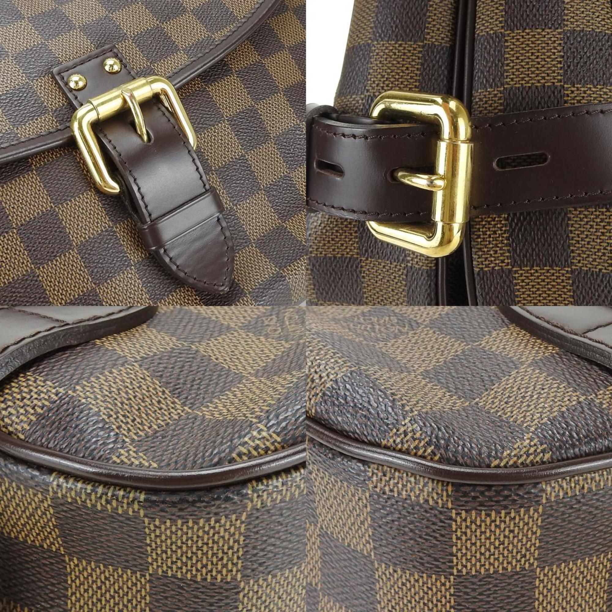 Louis Vuitton Damier Brown Damier Canvas Handbag (Pre-Owned)