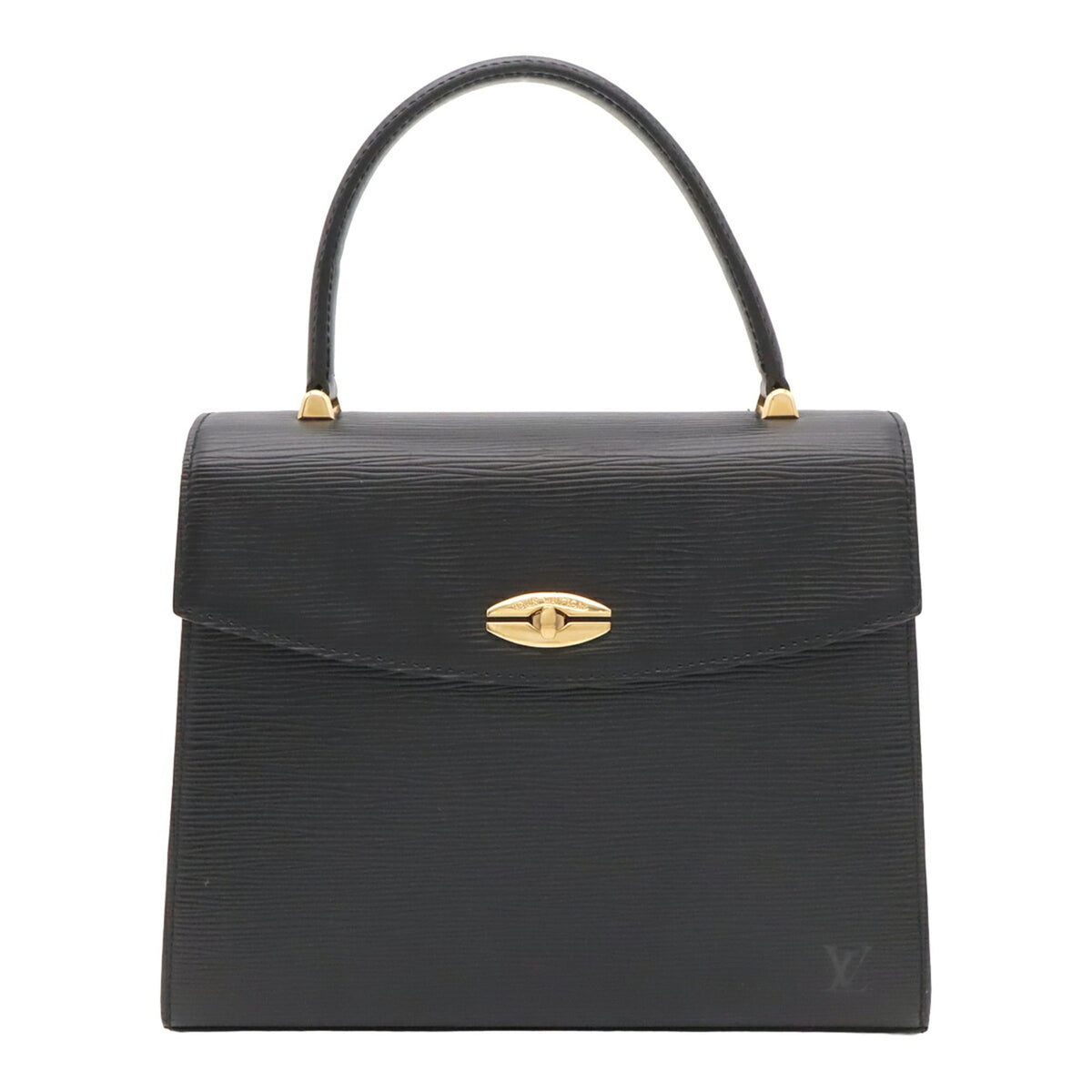 Louis Vuitton Black Galle Noir Epi Leather Handbag (Pre-Owned)