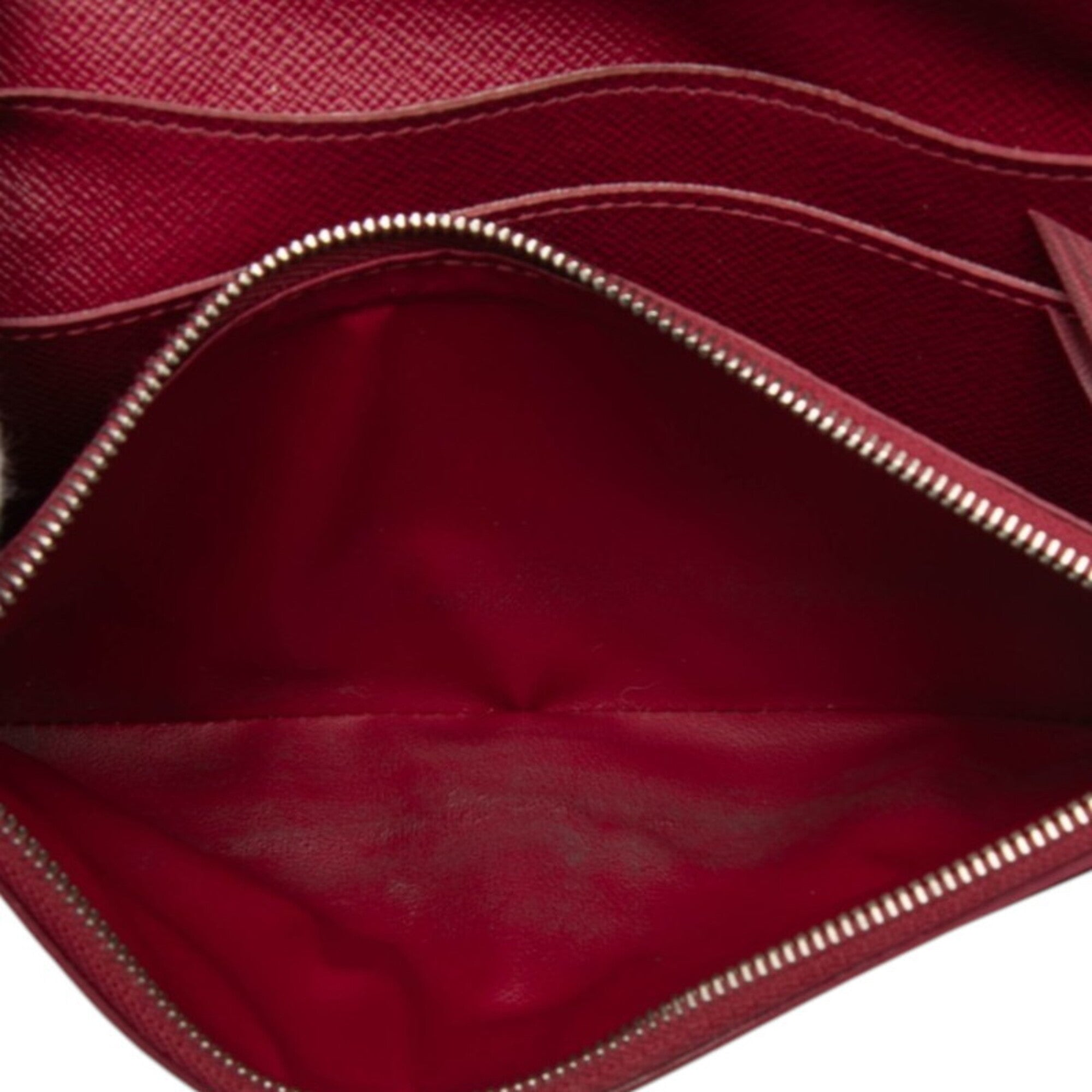 Louis Vuitton Epi Fuchsia Red Color Leather Long Wallet (Bi-Fold) (Pre-Owned)