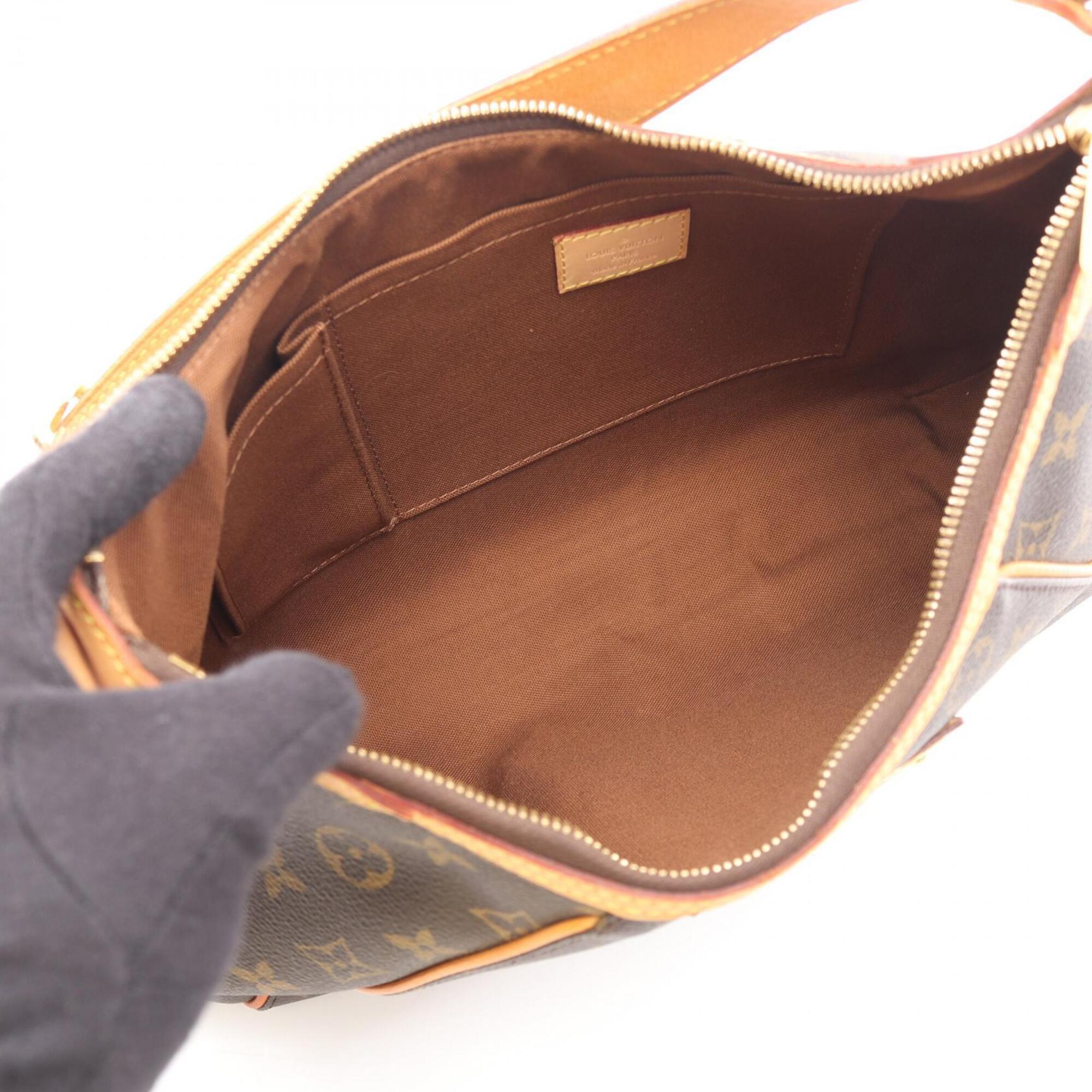 Louis Vuitton Brown Monogram Pvc Coated Canvas Leather Handbag Shoulder Bag (Pre-Owned)