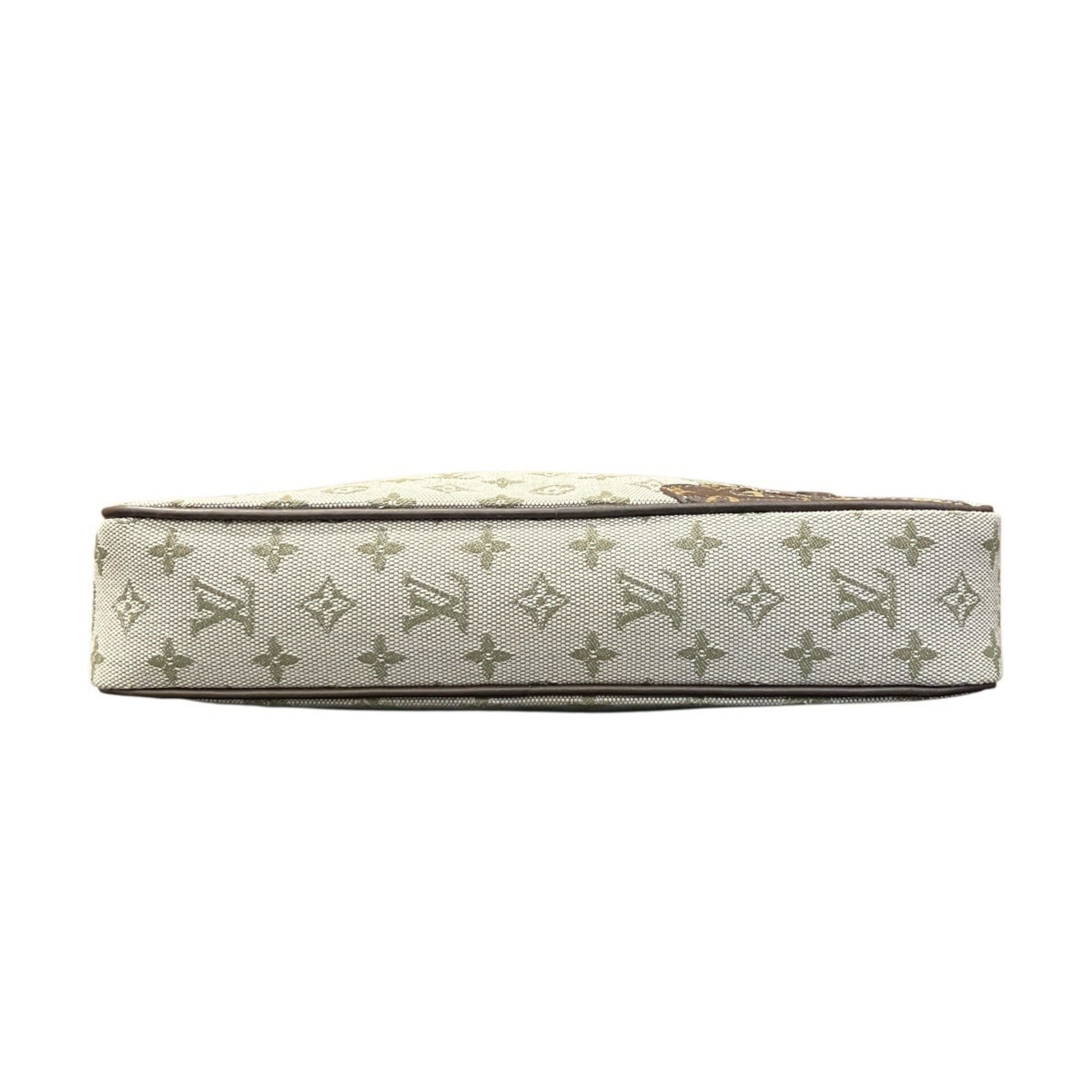 Louis Vuitton Monogram Mini Multi-Color Cotton Leather Handbag (Pre-Owned)