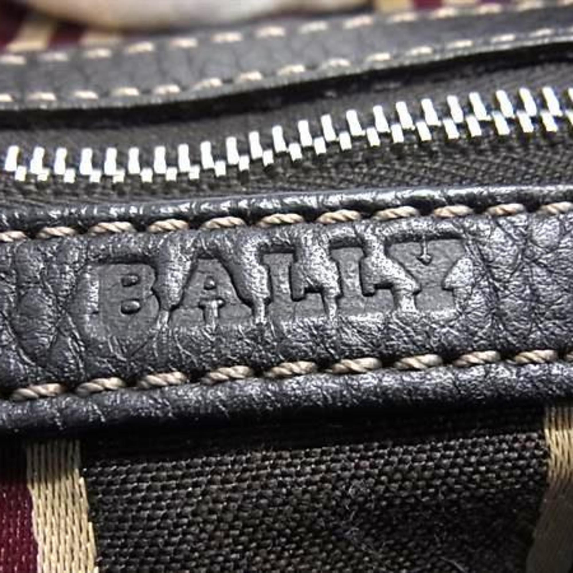 Bally Brown Leather Handbag Shoulder Bag Tote Bag (Pre-Owned)
