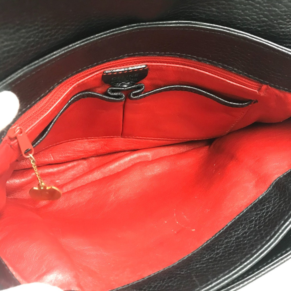 Celine Black Leather Handbag (Pre-Owned)