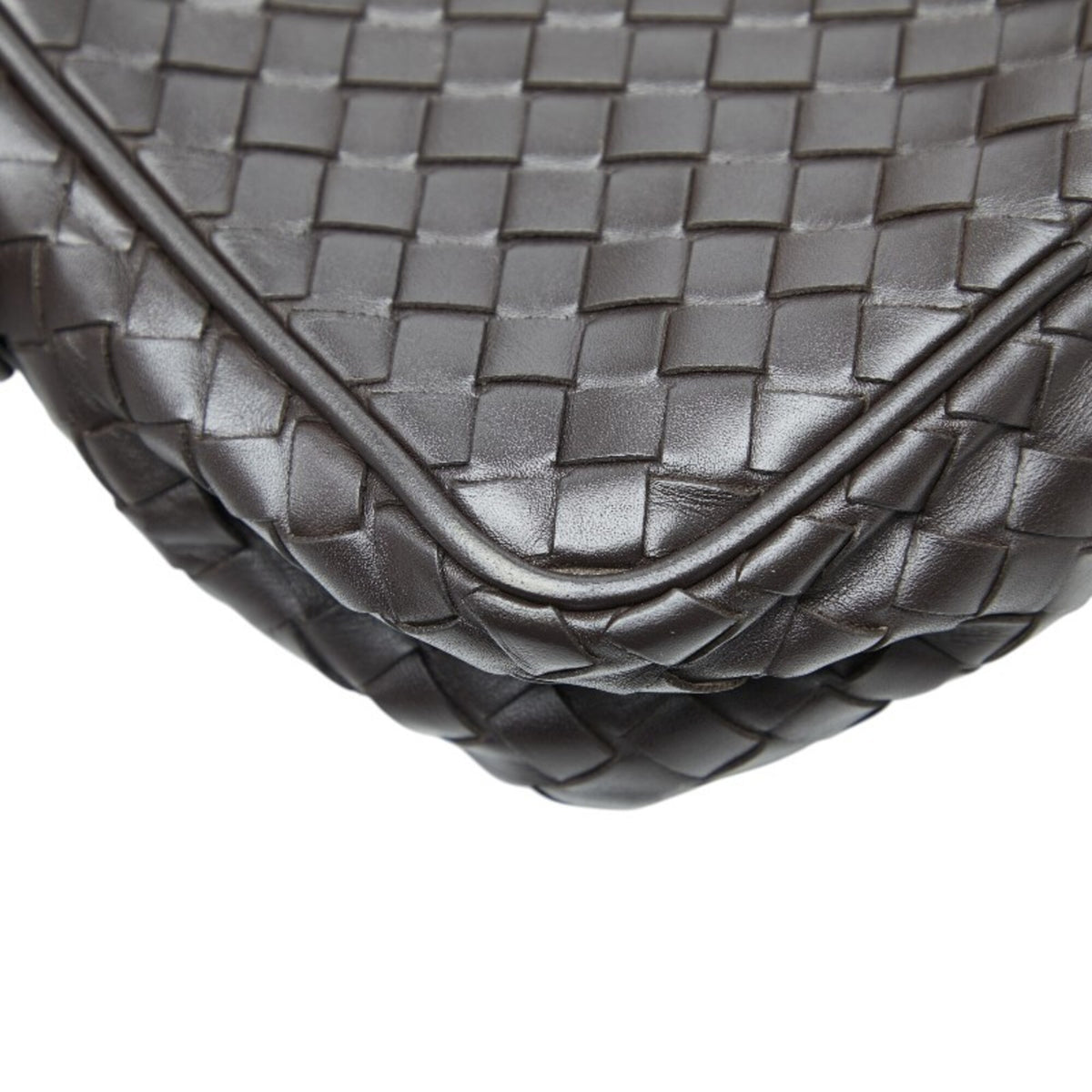 Bottega Veneta Brown Leather Shoulder Bag (Pre-Owned)