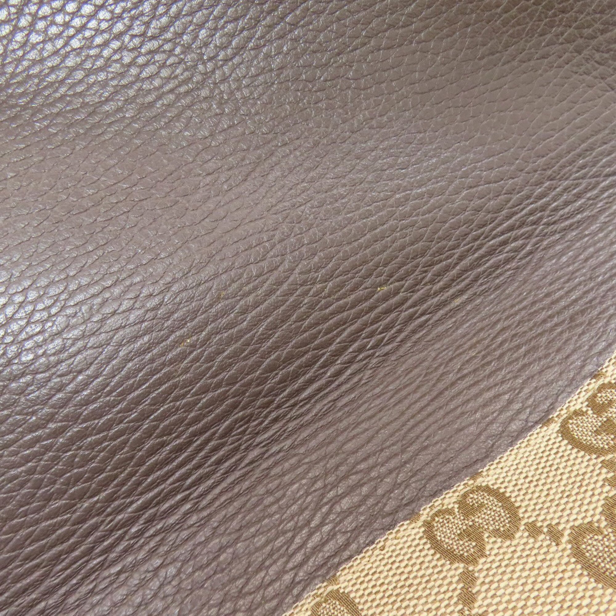 Gucci Brown Canvas Shoulder Bag (Pre-Owned)