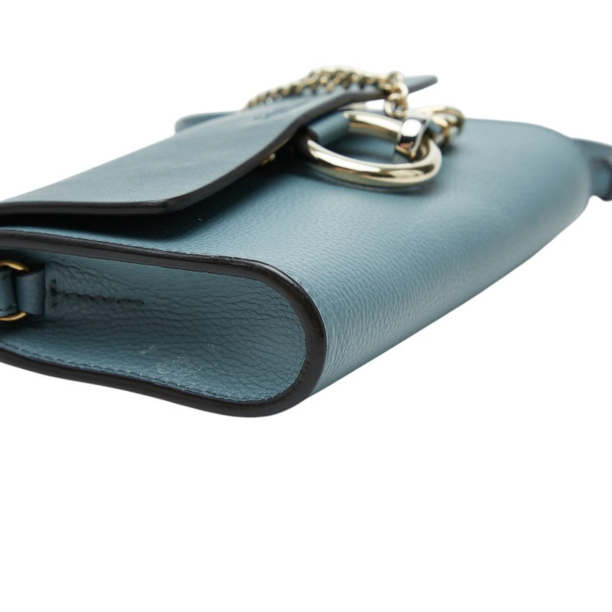 Chloé Blue Leather Shoulder Bag (Pre-Owned)