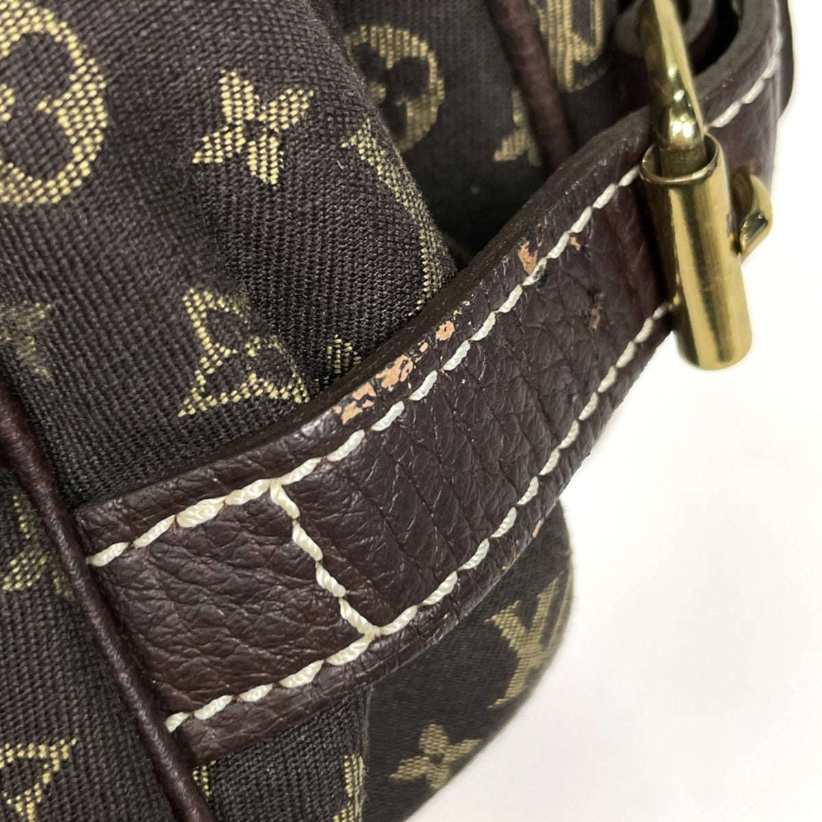 Louis Vuitton Monogram Mini Lin Brown Ebene Monogram Mini Lin Shoulder Bag (Pre-Owned)