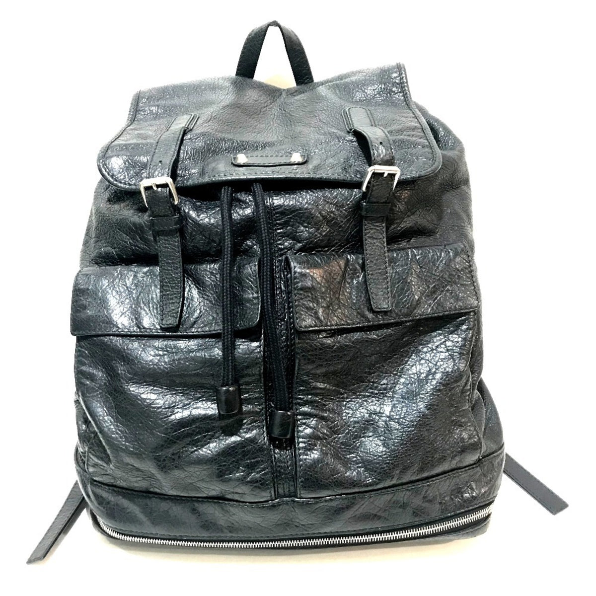 Balenciaga Black Leather Backpack (Pre-Owned)