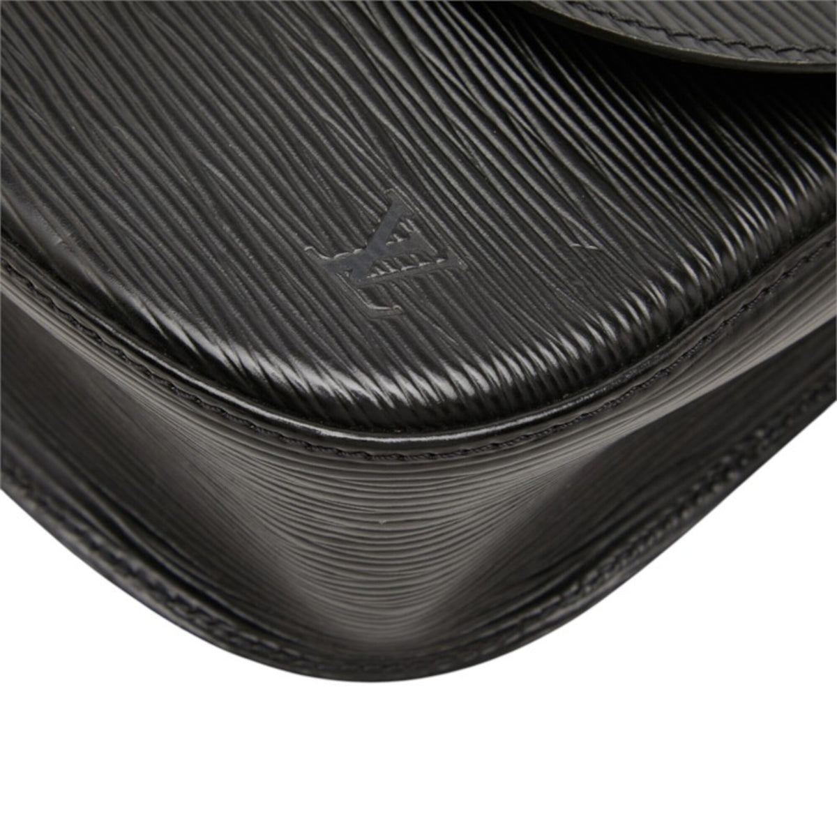 Louis Vuitton Epi Black Noir Leather Shoulder Bag (Pre-Owned)