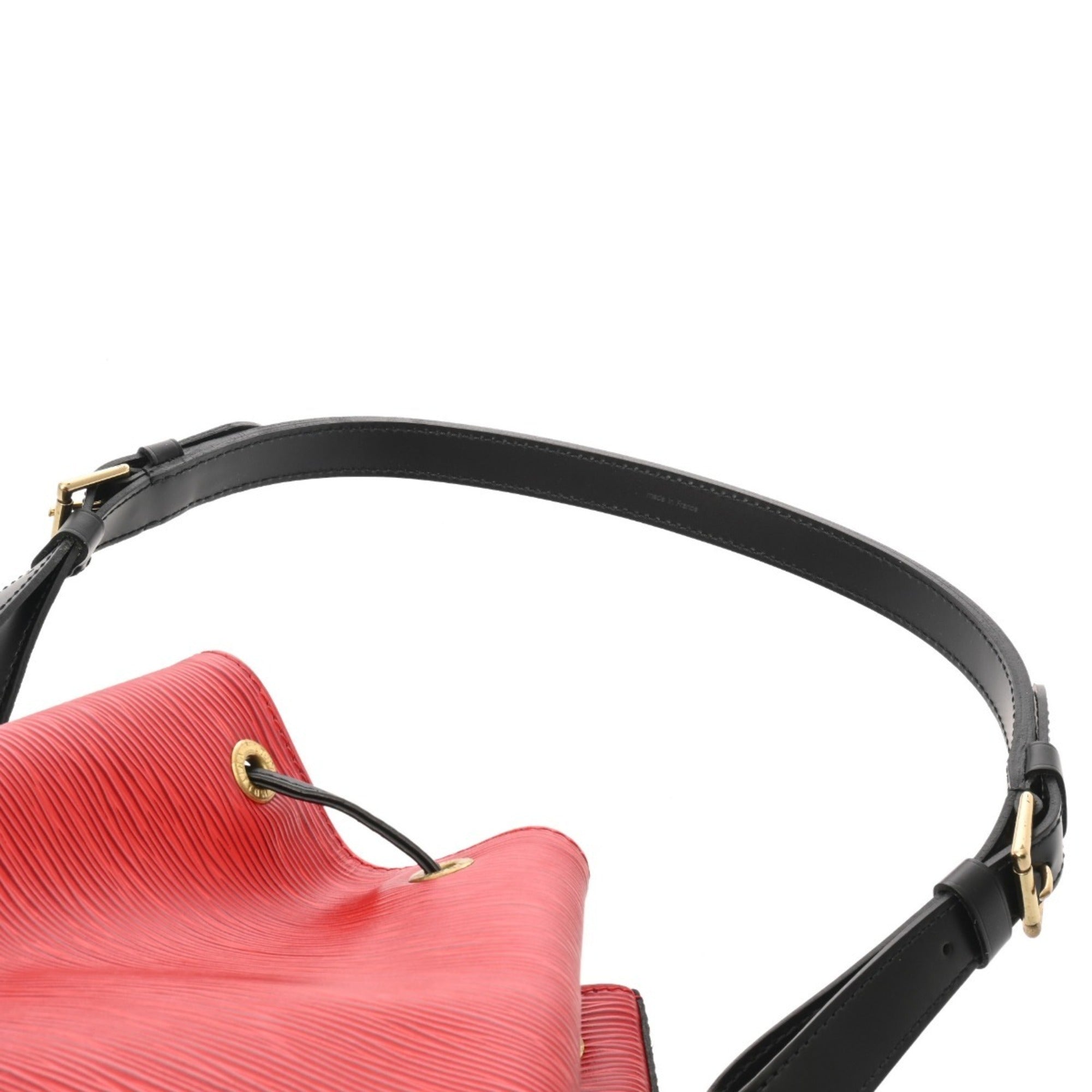 Louis Vuitton Noir Red Color Epi Leather Shoulder Bag (Pre-Owned)