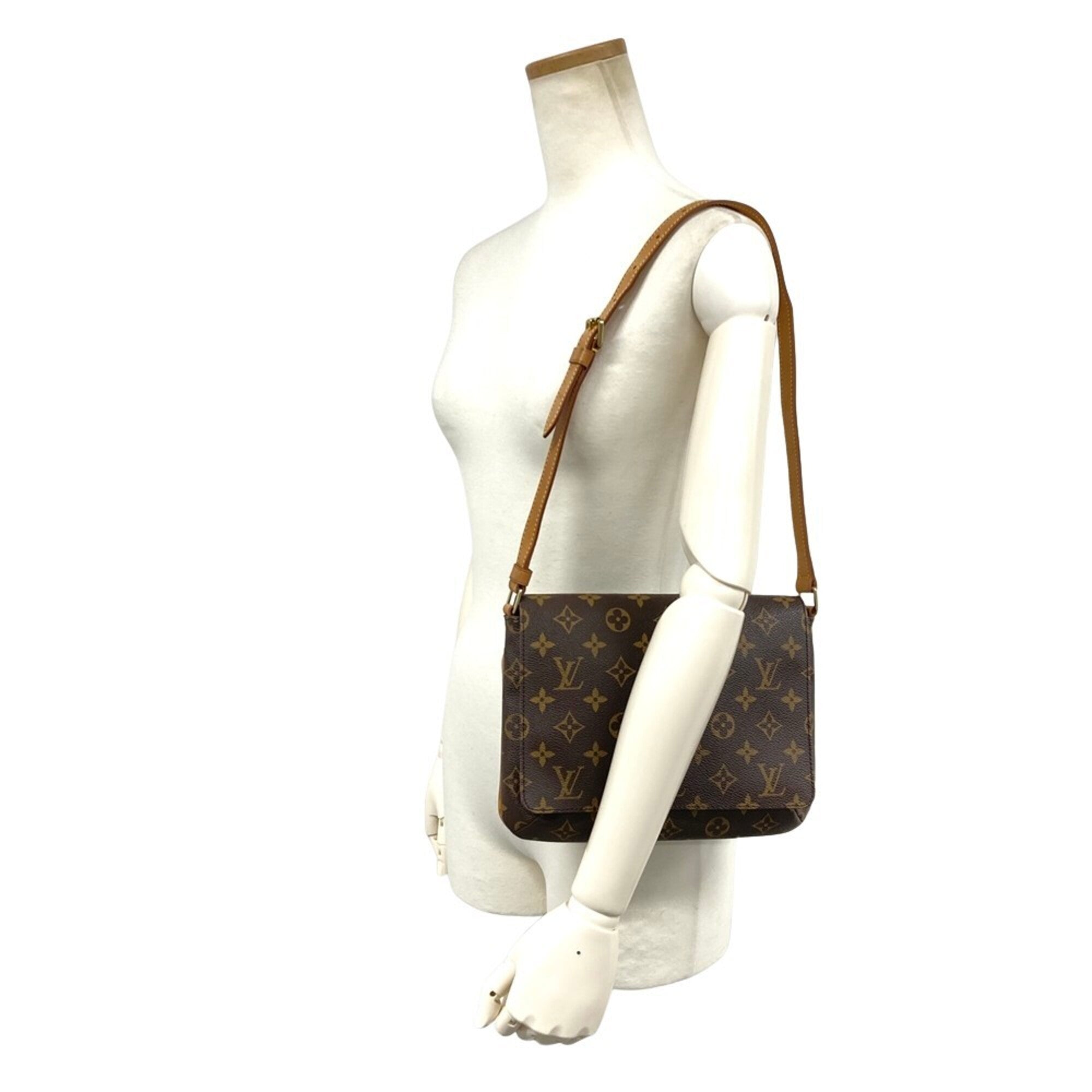 Louis Vuitton Brown Monogram Shoulder Bag (Pre-Owned)