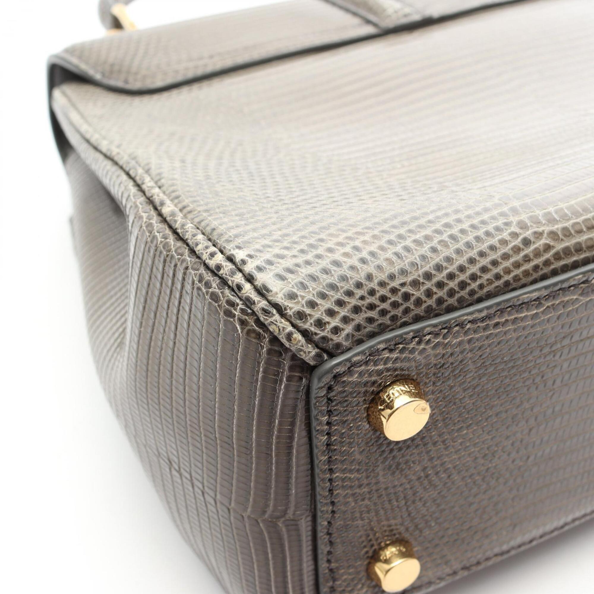 Celine Khaki Leather Handbag (Pre-Owned)