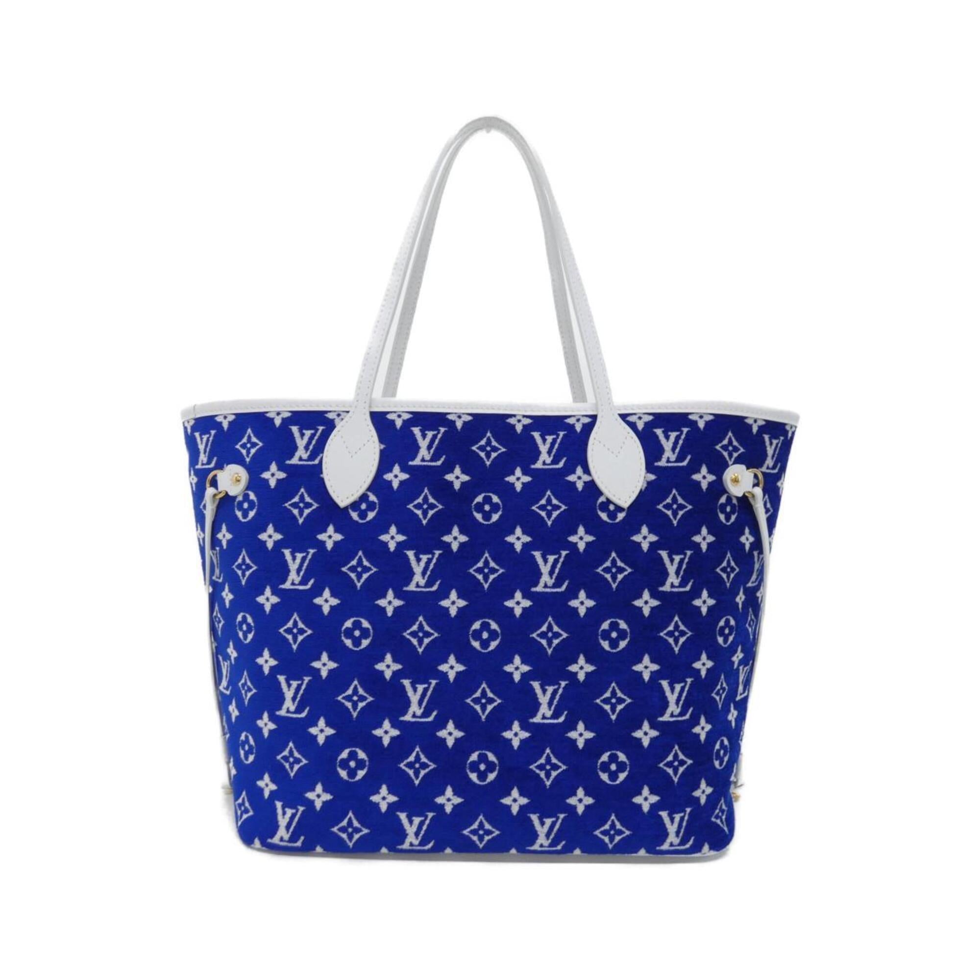 Louis Vuitton Blue Jacquard Handbag Pouch (Pre-Owned)