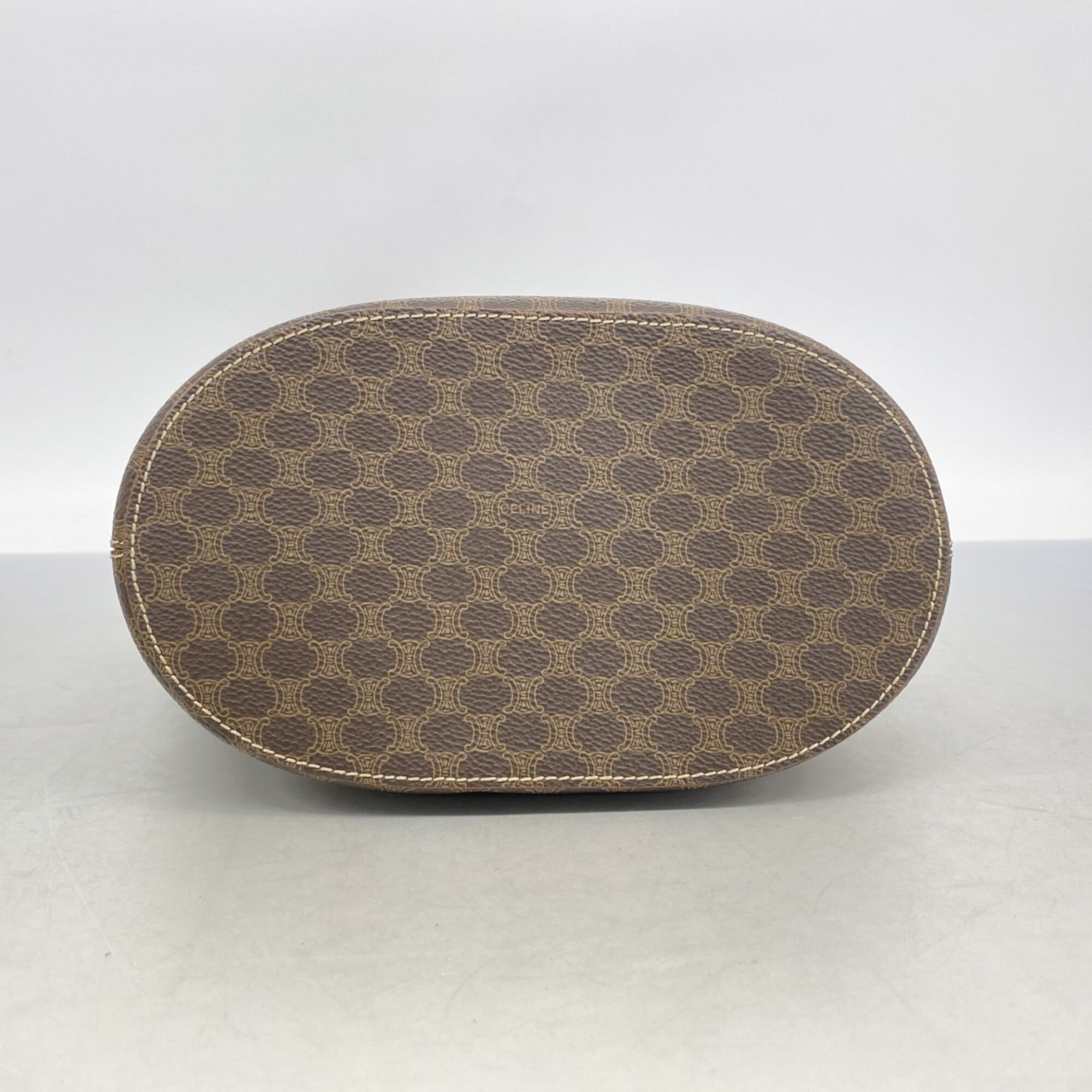 Celine Brown Pvc Tote Bag (Pre-Owned)