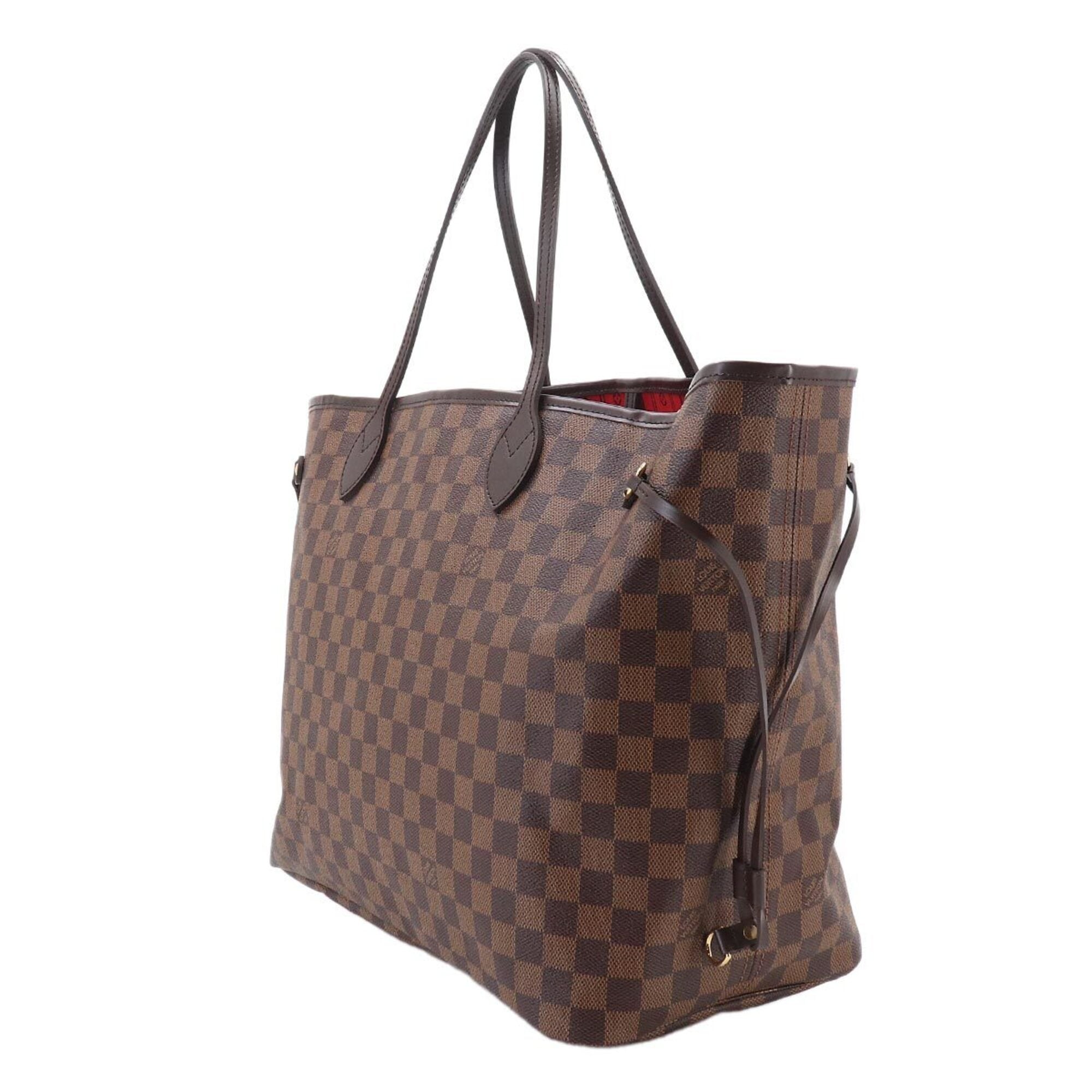 Louis Vuitton Cerise Damier Canvas Ebene Faux Leather Handbag Tote Bag (Pre-Owned)
