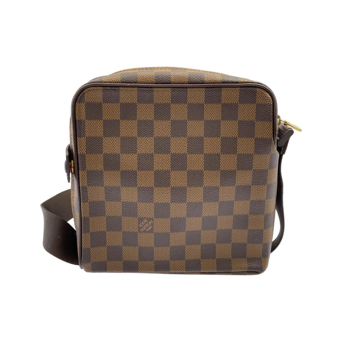 Louis Vuitton Brown Coated Canvas Shoulder Bag (Pre-Owned)