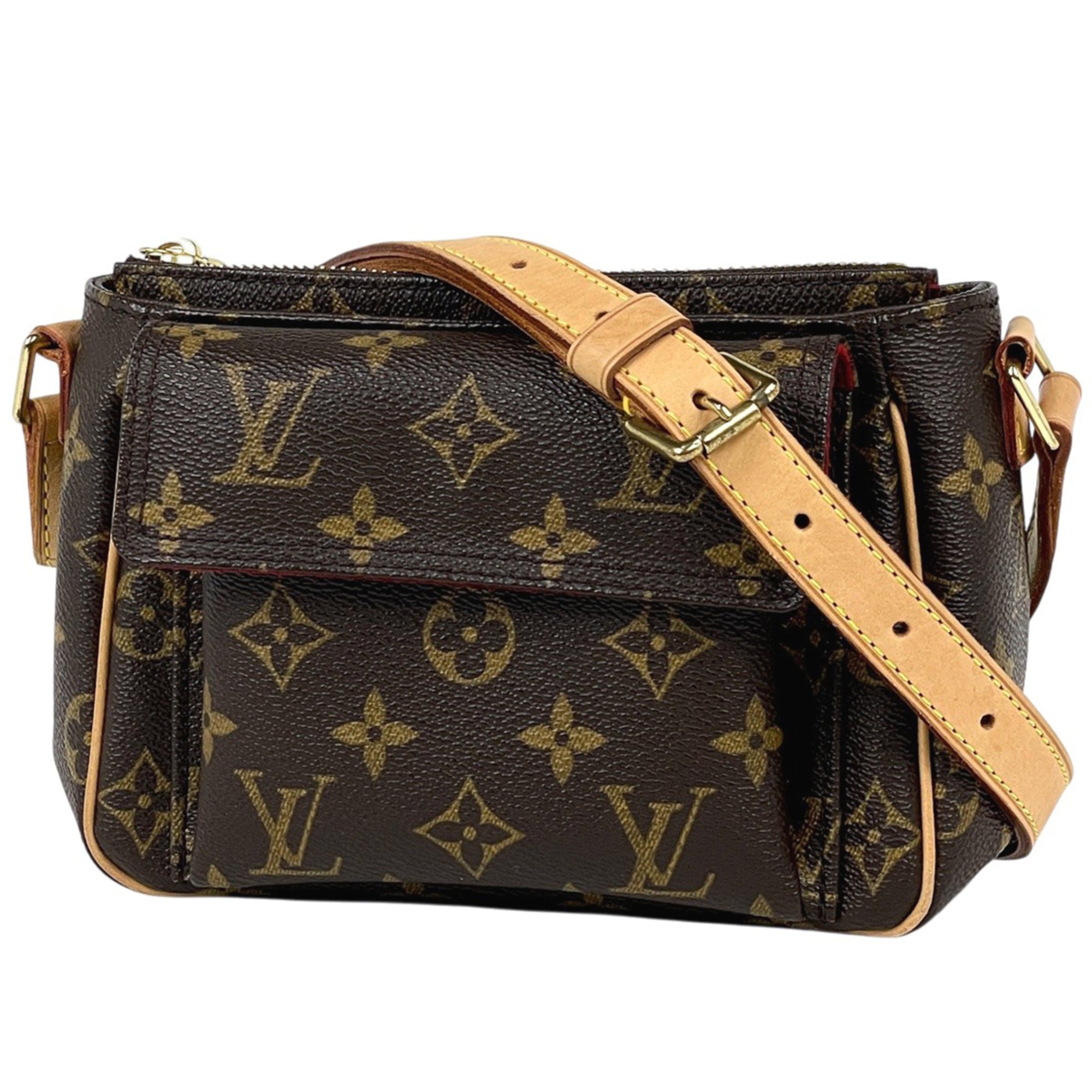 Louis Vuitton Brown Monogram Monogram Pochette Shoulder Bag (Pre-Owned)