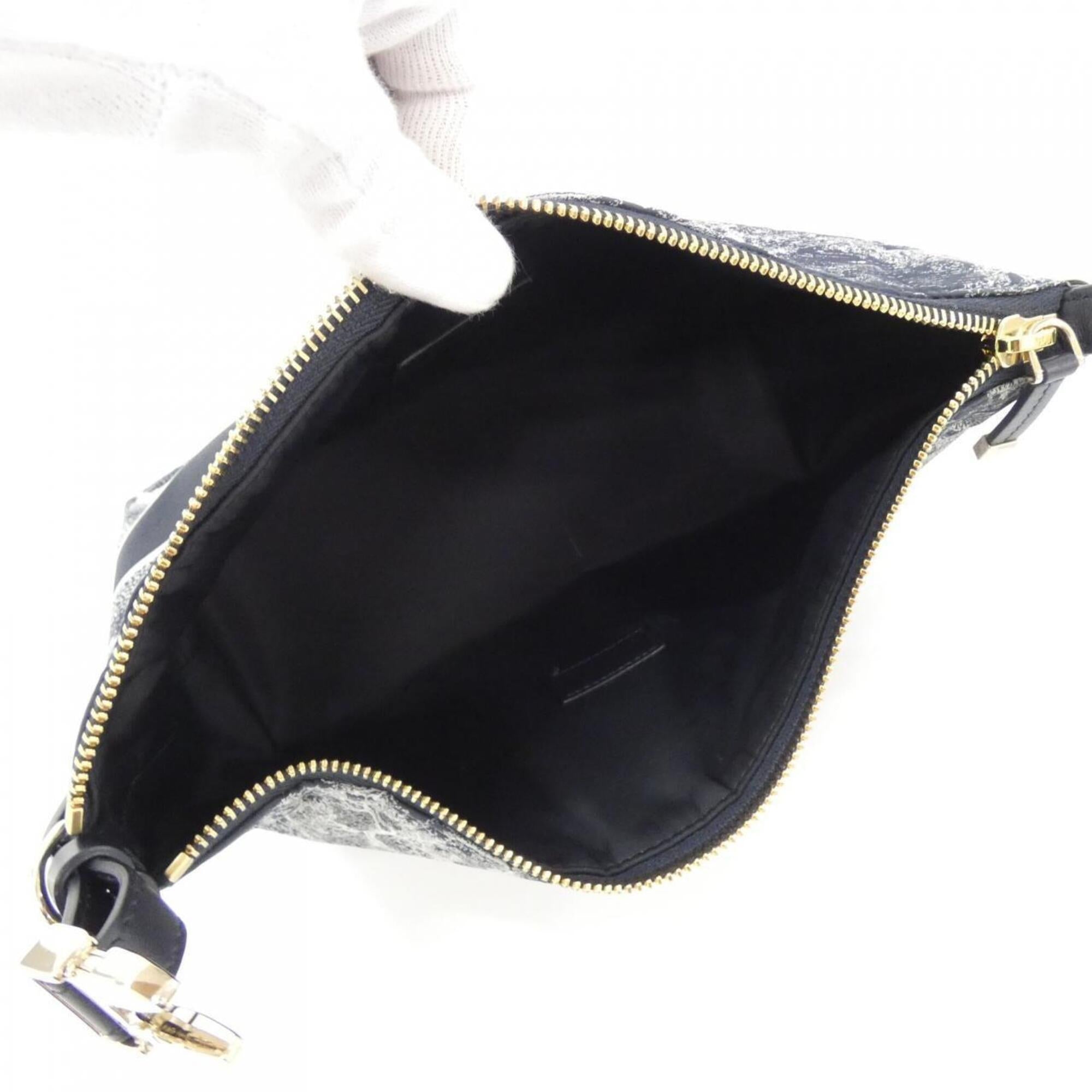 Christian Dior Blue Nylon Handbag Pouch (Pre-Owned)