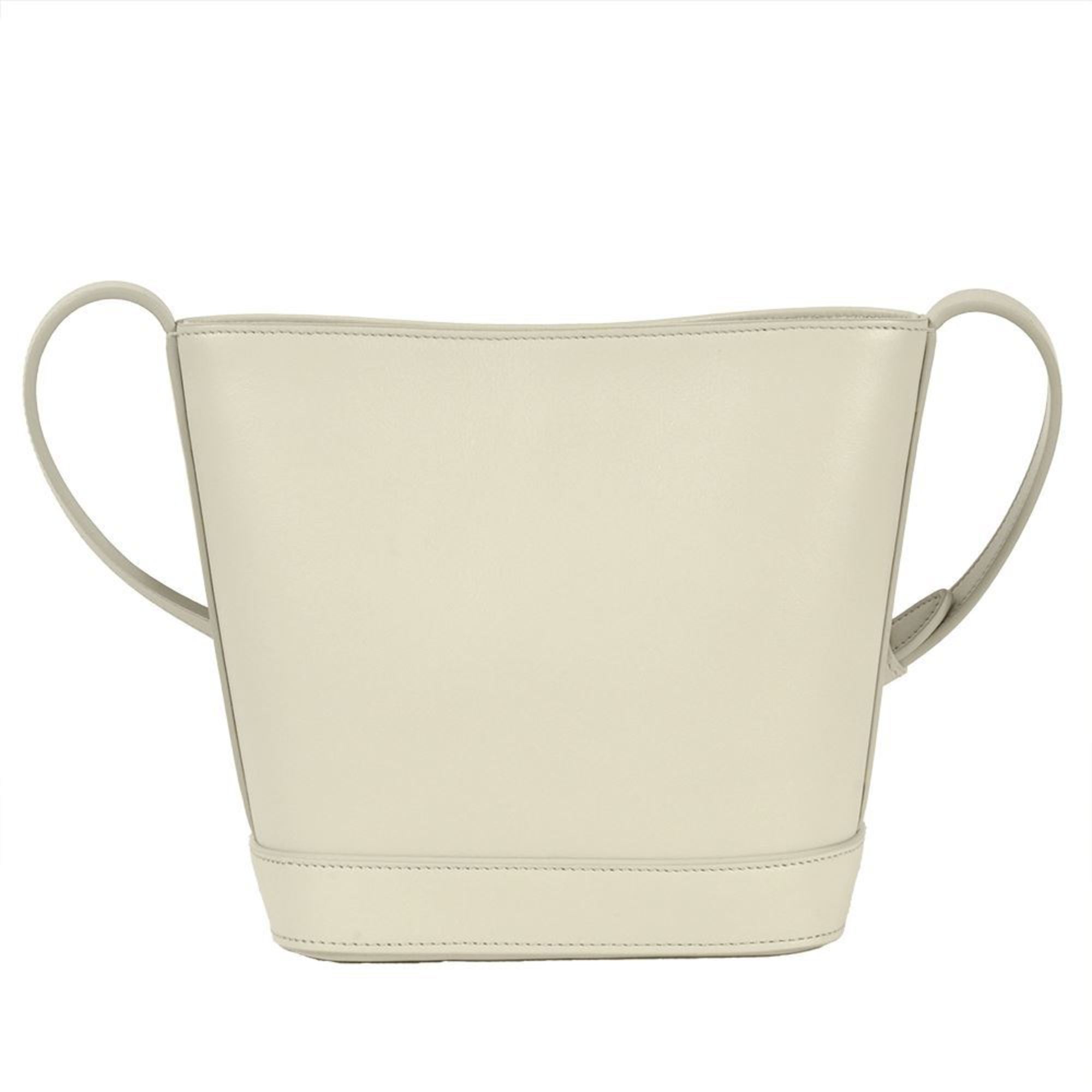 Celine White Leather Shoulder Bag (Pre-Owned)