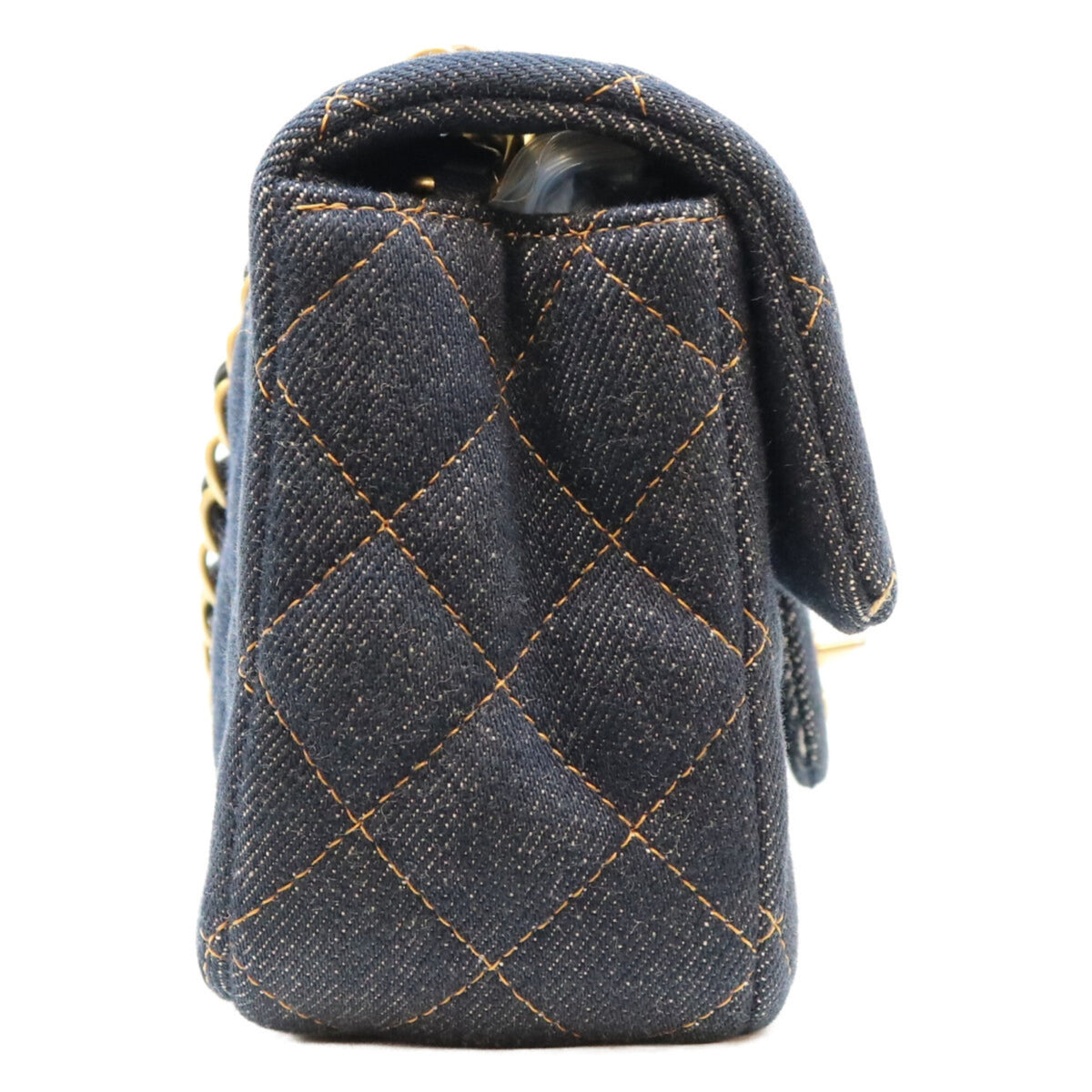 Chanel Dark Blue Denim Shoulder Bag (Pre-Owned)