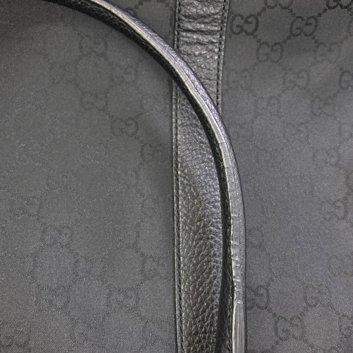 Gucci Black Nylon Tote Bag (Pre-Owned)
