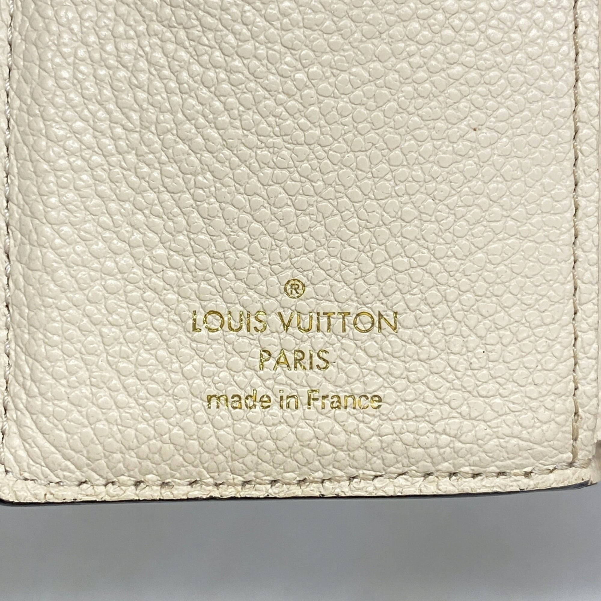 Louis Vuitton Cream Wallet (Tri-Fold) (Pre-Owned)