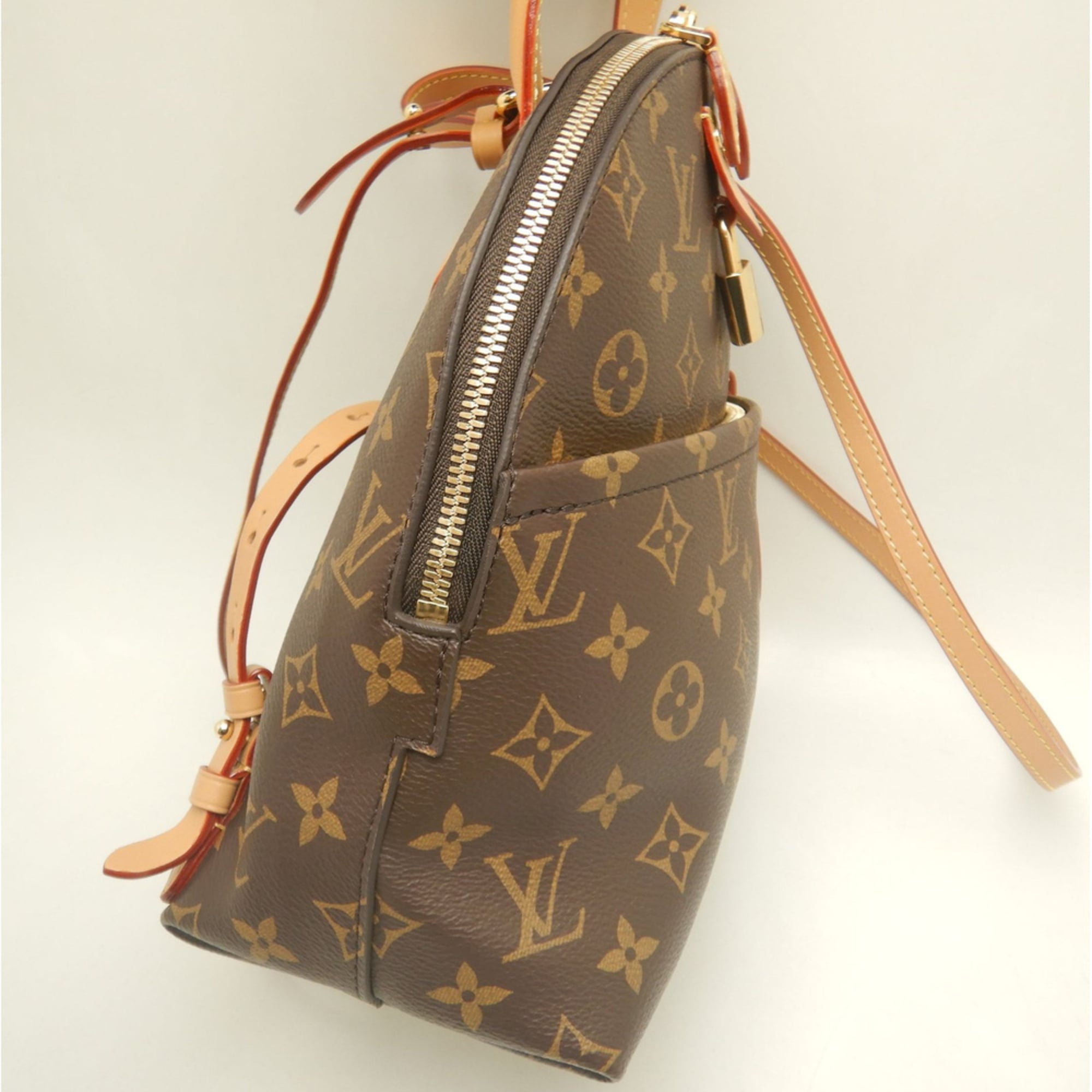 Louis Vuitton Brown Monogram Canvas Backpack (Pre-Owned)
